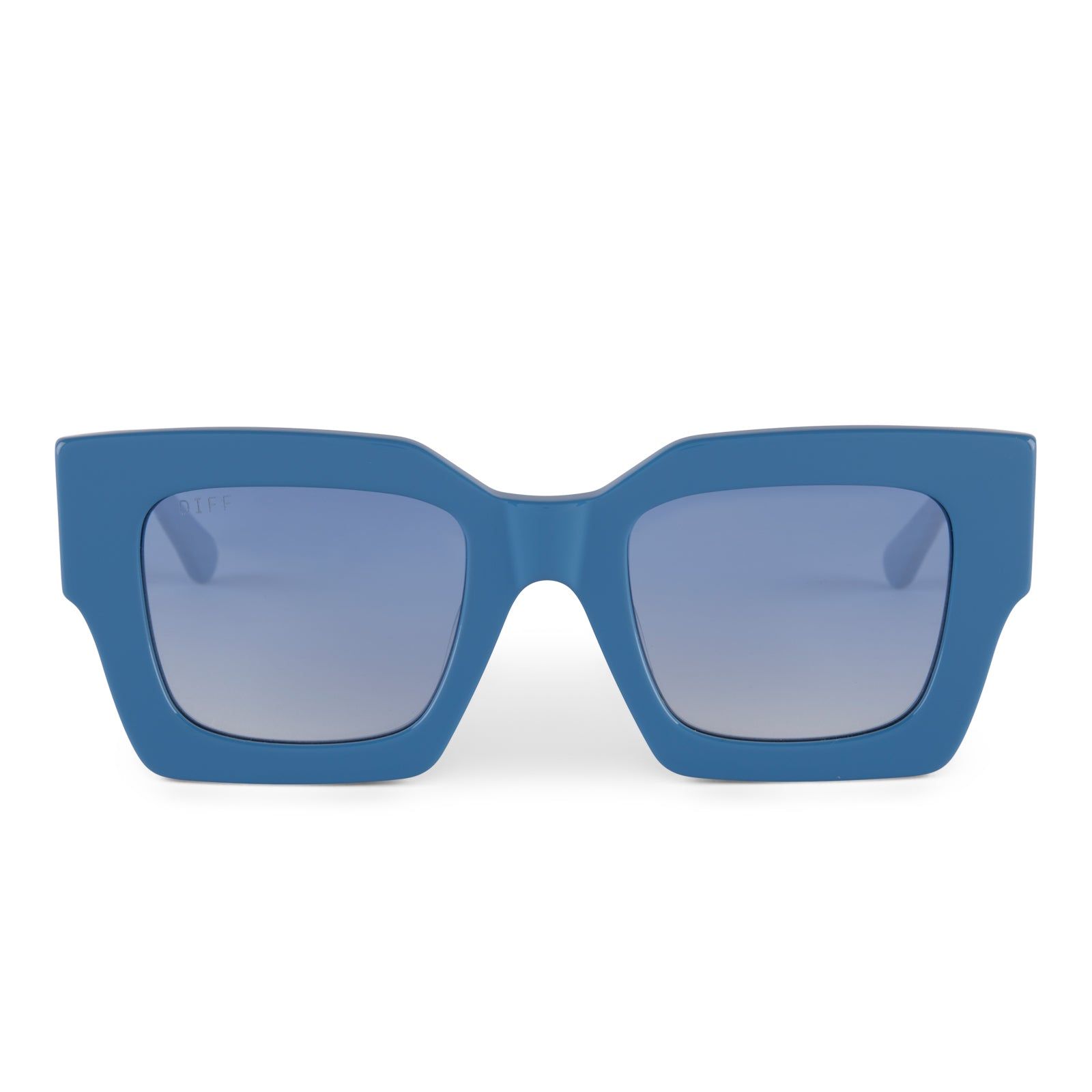 DANIELLA PYTHON - PALISADES BLUE + BLUE GRADIENT FLASH POLARIZED SUNGLASSES sold by Diff Eyewear product image thumbnail 2