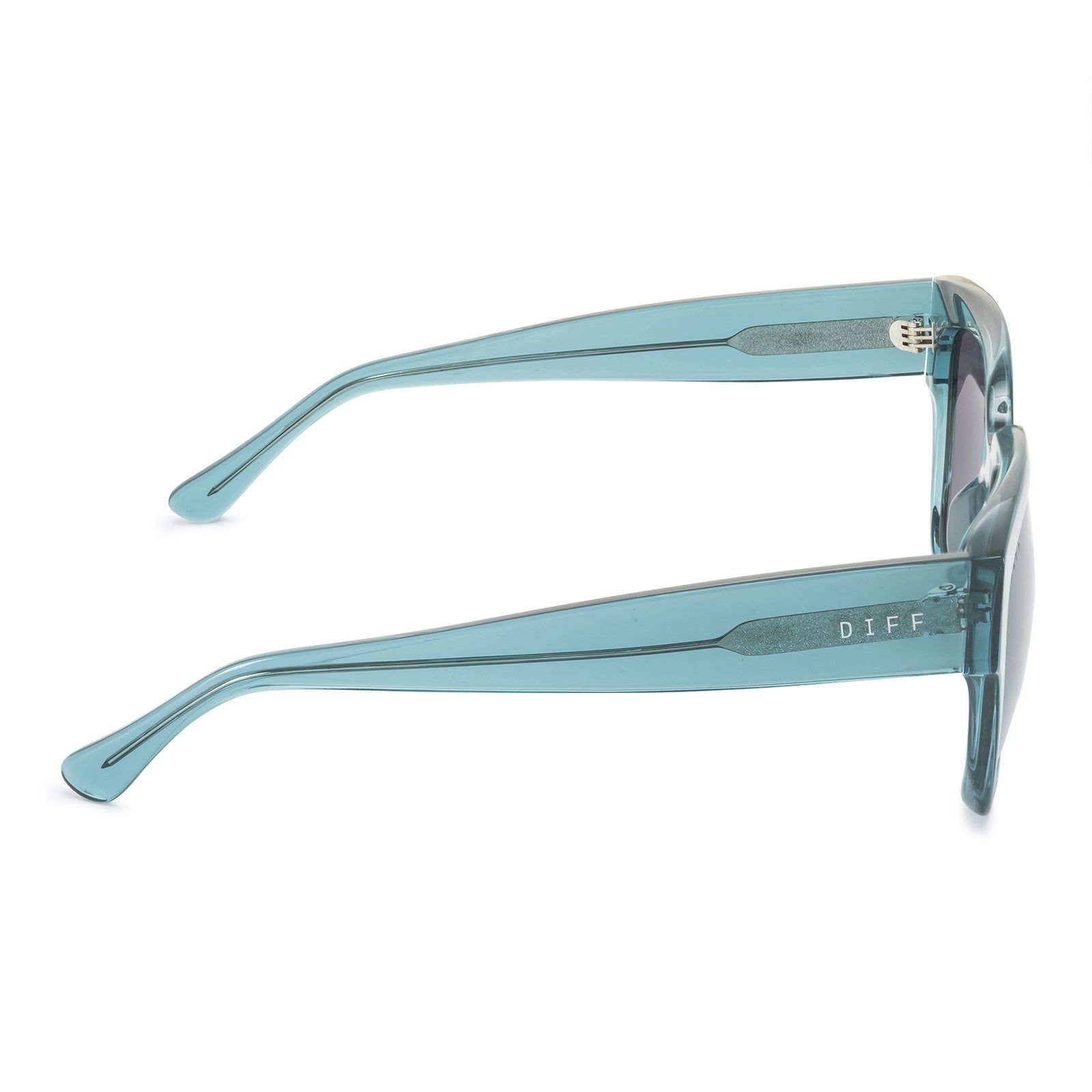 BELLA II - TEAL HAZE + GREY MIRROR SUNGLASSES sold by Diff Eyewear product image thumbnail 4