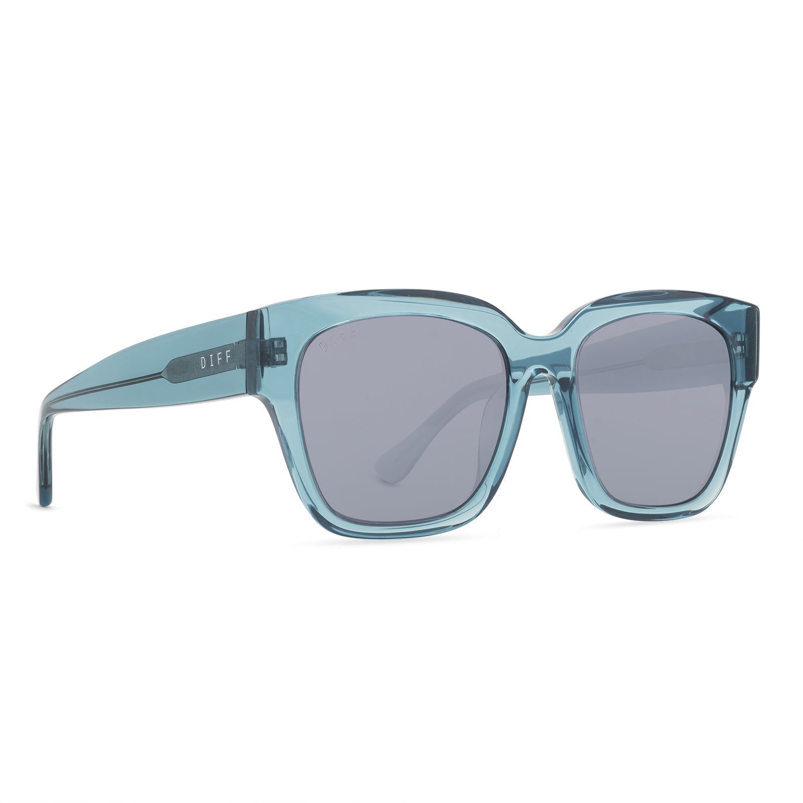 BELLA II - TEAL HAZE + GREY MIRROR SUNGLASSES sold by Diff Eyewear product image thumbnail 2