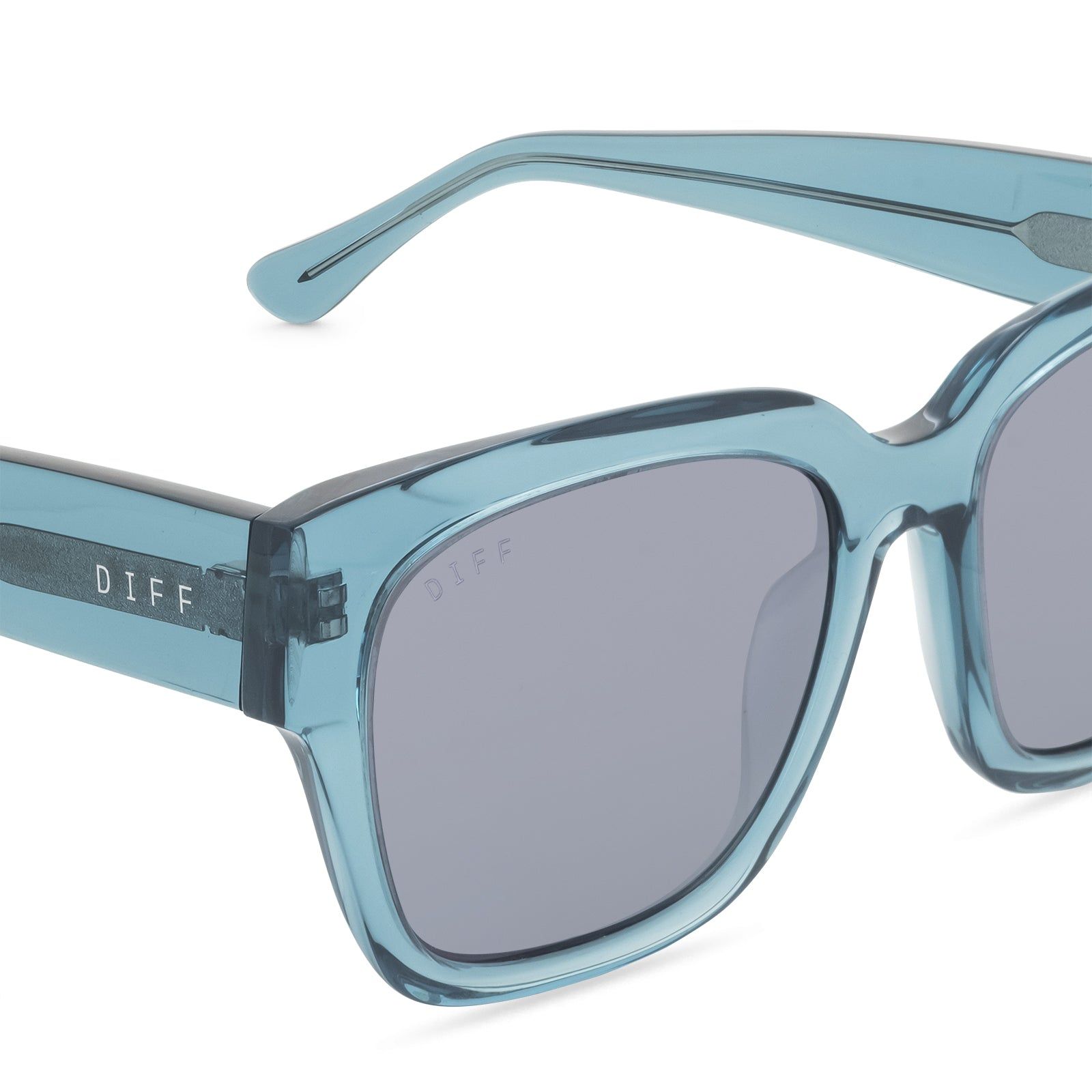 BELLA II - TEAL HAZE + GREY MIRROR SUNGLASSES sold by Diff Eyewear product image thumbnail 3
