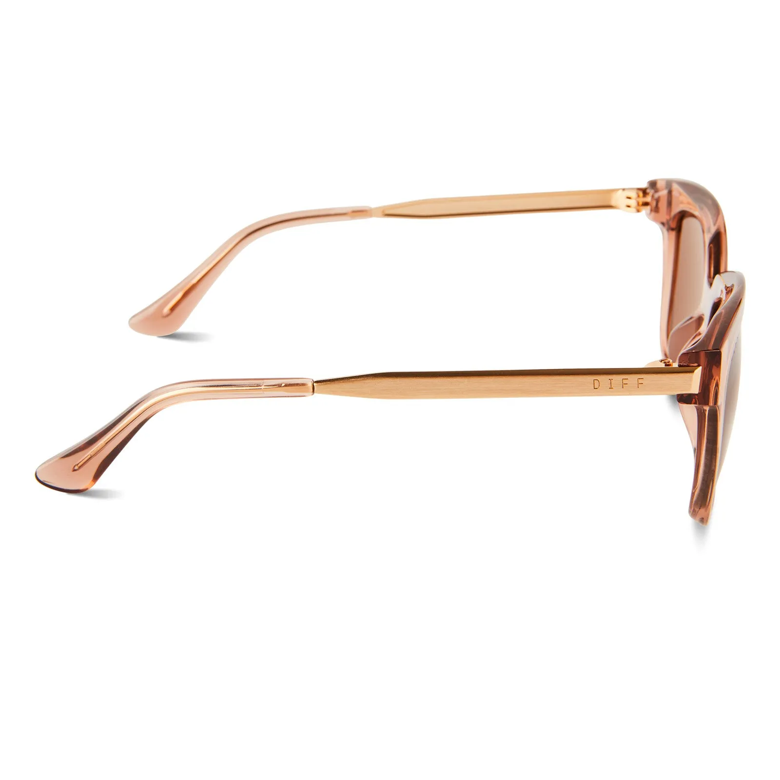 BELLA XS - CAFE OLE + BROWN POLARIZED SUNGLASSES sold by Diff Eyewear product image thumbnail 3