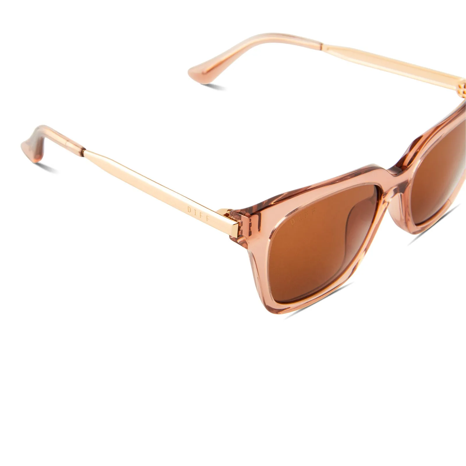 BELLA XS - CAFE OLE + BROWN POLARIZED SUNGLASSES sold by Diff Eyewear product image thumbnail 4