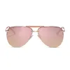 TAHOE - ROSE GOLD + CHERRY BLOSSOM MIRROR SUNGLASSES sold by Diff Eyewear