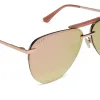 TAHOE - ROSE GOLD + CHERRY BLOSSOM MIRROR SUNGLASSES sold by Diff Eyewear