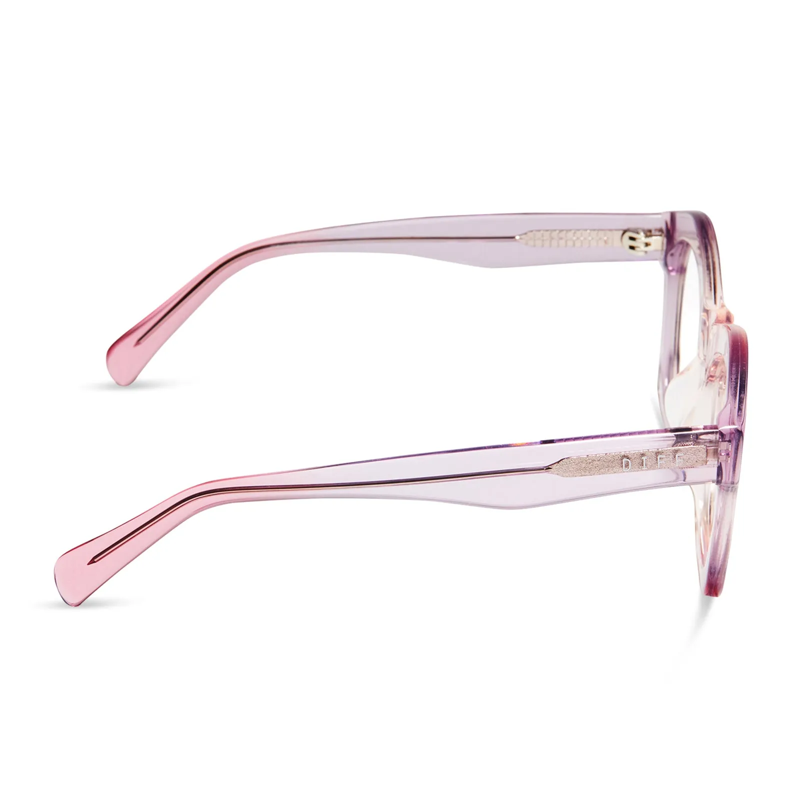 HAYDEN - ROSE OMBRE + GLASSES sold by Diff Eyewear product image thumbnail 3