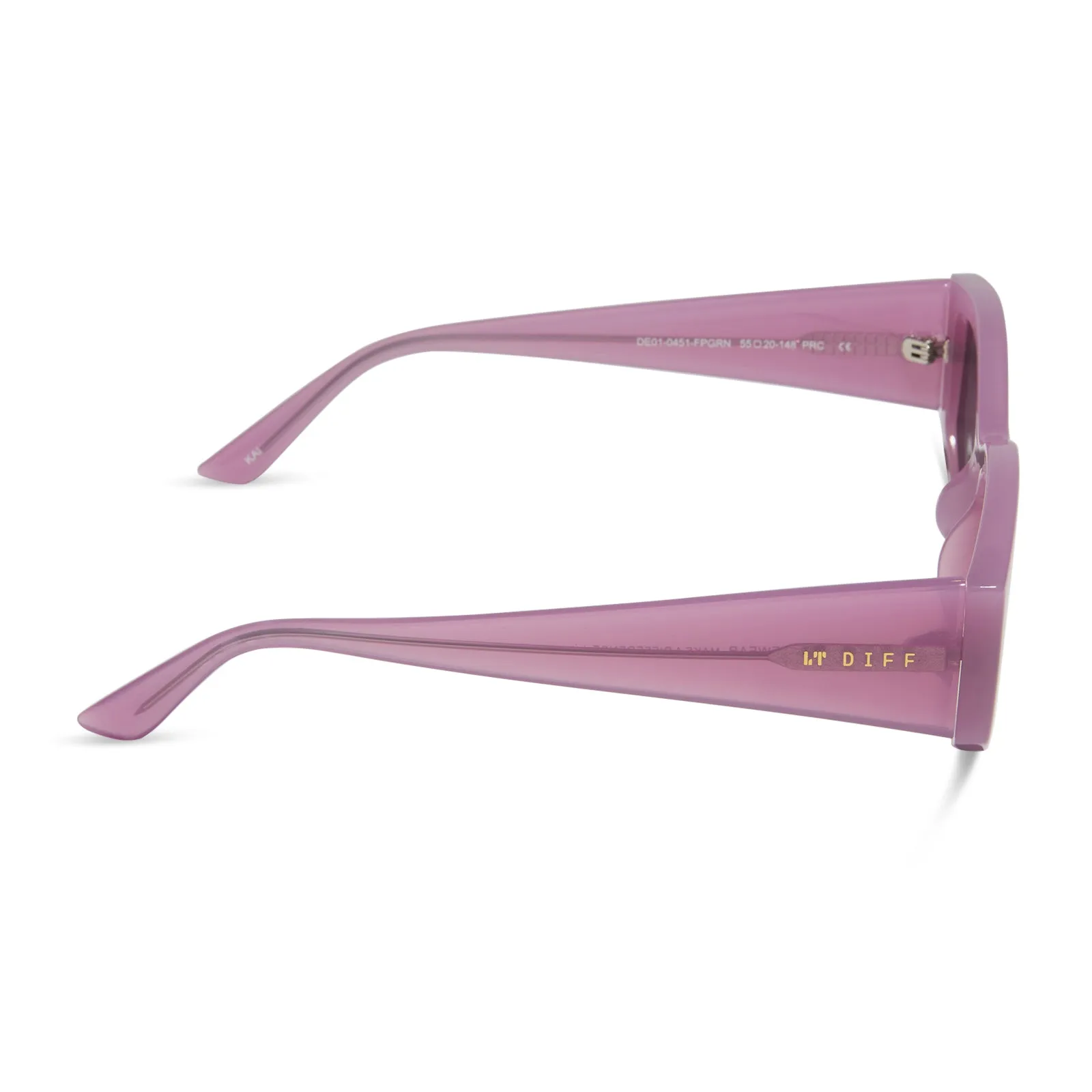 KAI - MILKY PINK + GREY SUNGLASSES sold by Diff Eyewear product image thumbnail 3