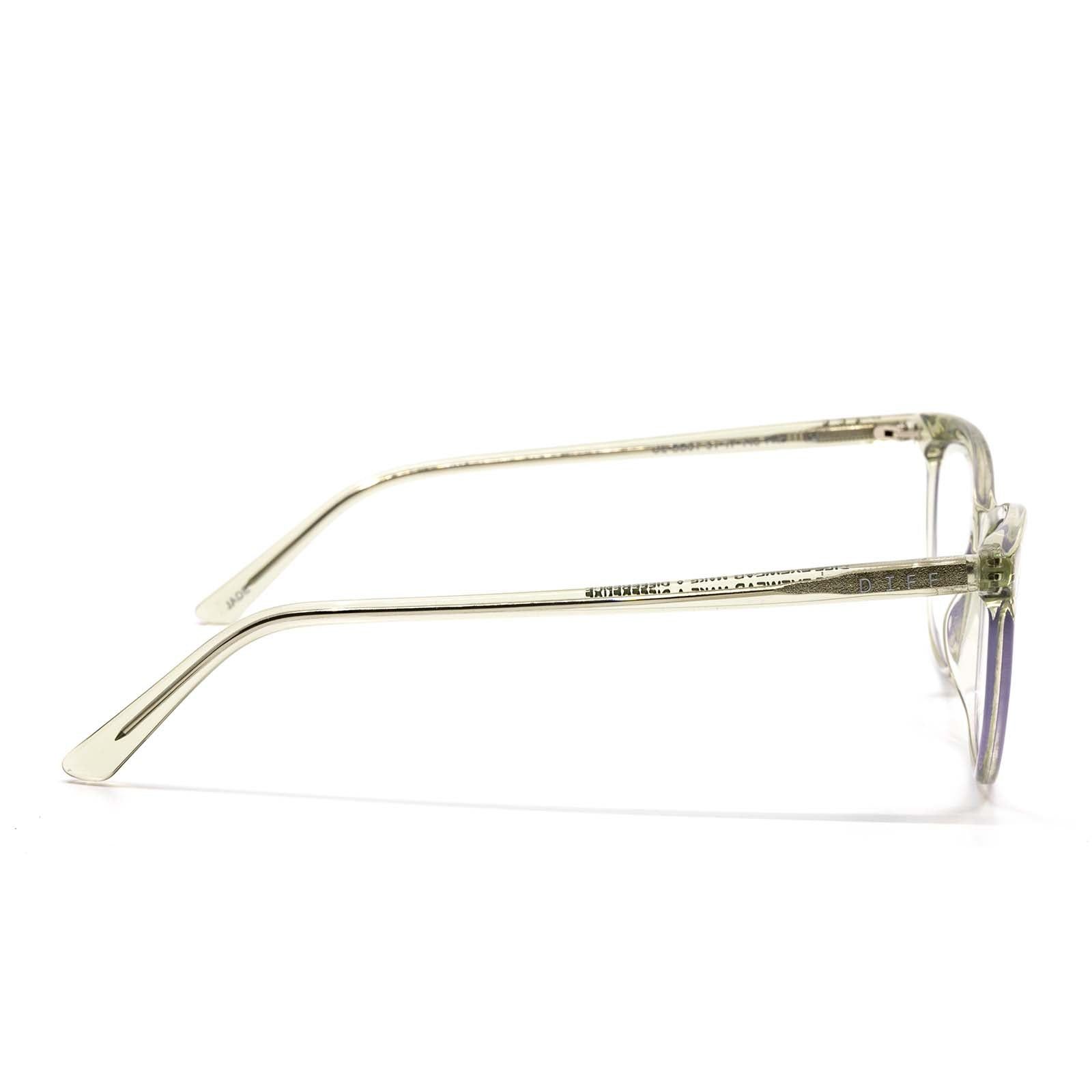 JADE - OLIVE CRYSTAL + BLUE LIGHT TECHNOLOGY GLASSES sold by Diff Eyewear product image thumbnail 3