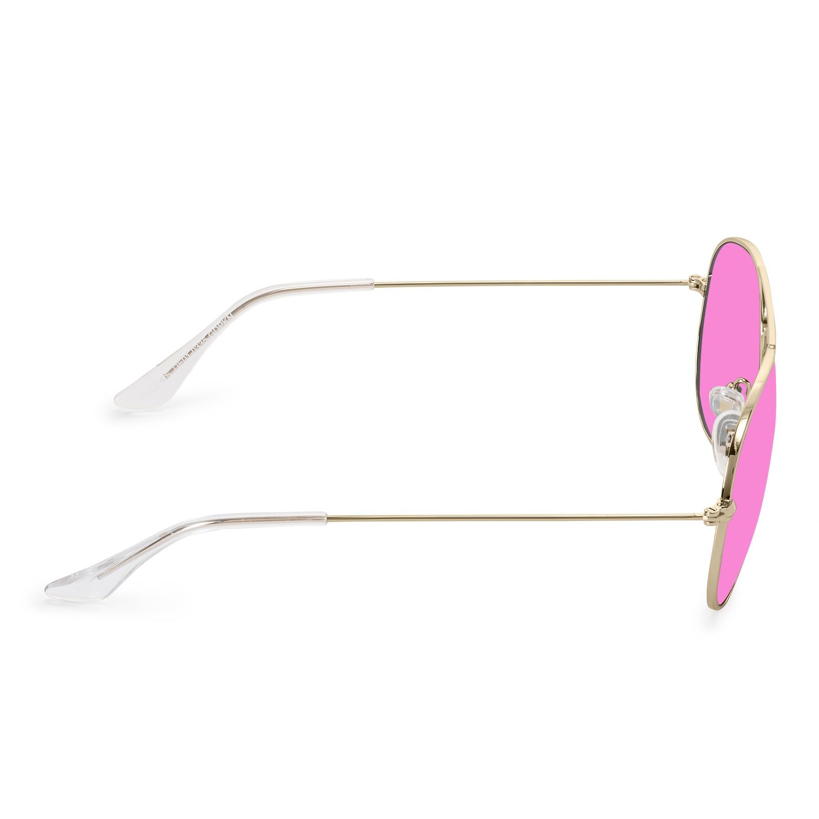 CRUZ XS - GOLD + PINK MIRROR SUNGLASSES sold by Diff Eyewear product image thumbnail 4