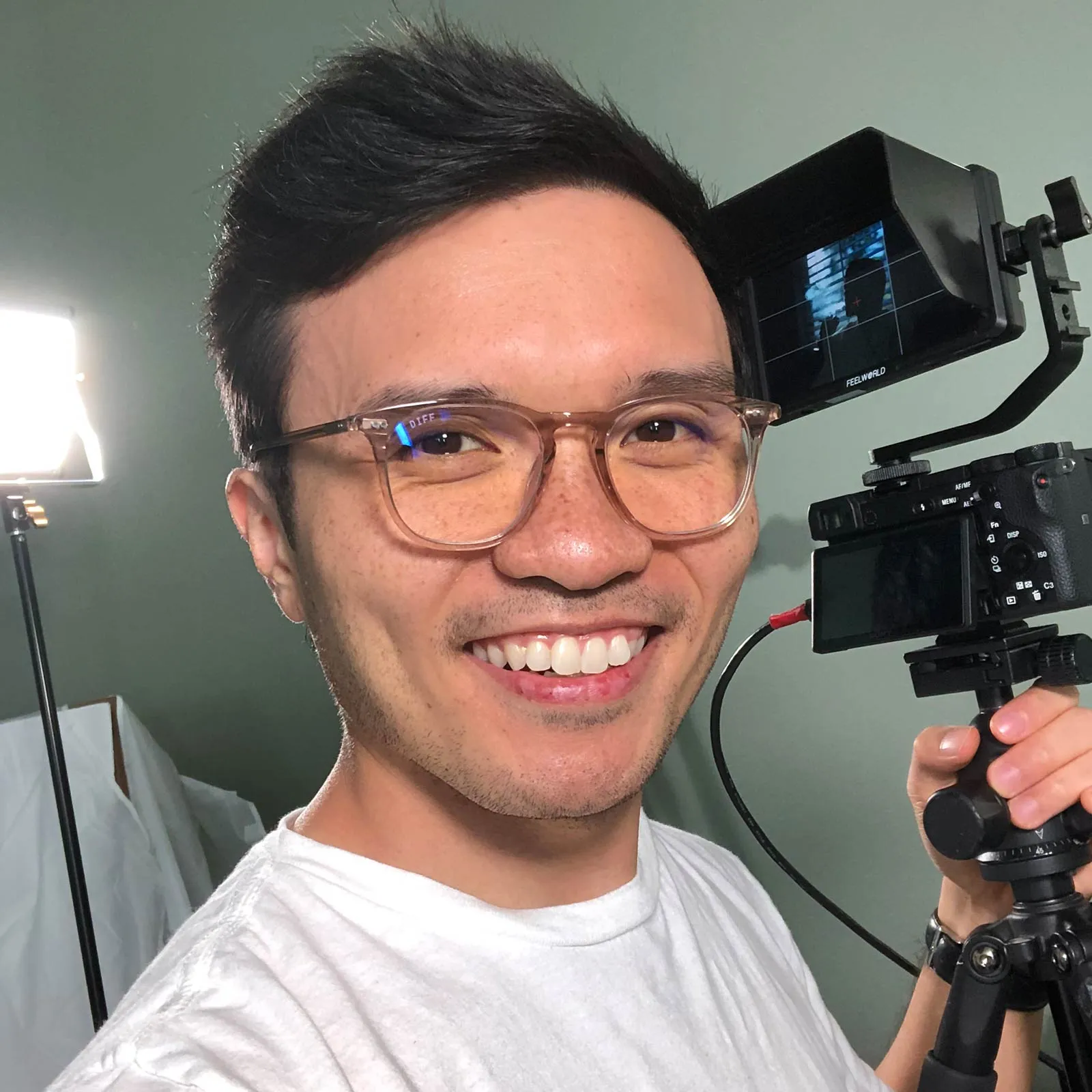 MAXWELL - VINTAGE CRYSTAL + BLUE LIGHT TECHNOLOGY GLASSES sold by Diff Eyewear product image thumbnail 4