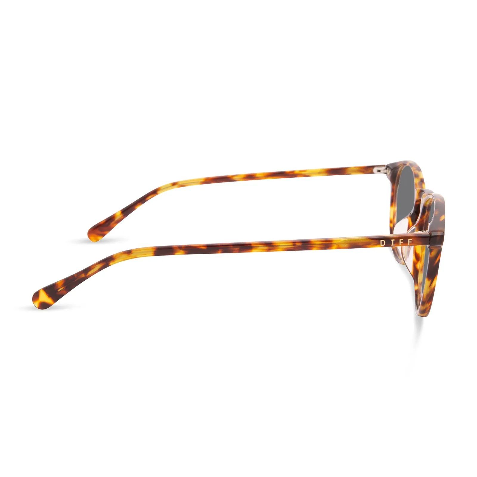 JAXSON - AMBER TORTOISE + GREY + POLARIZED SUNGLASSES sold by Diff Eyewear product image thumbnail 3