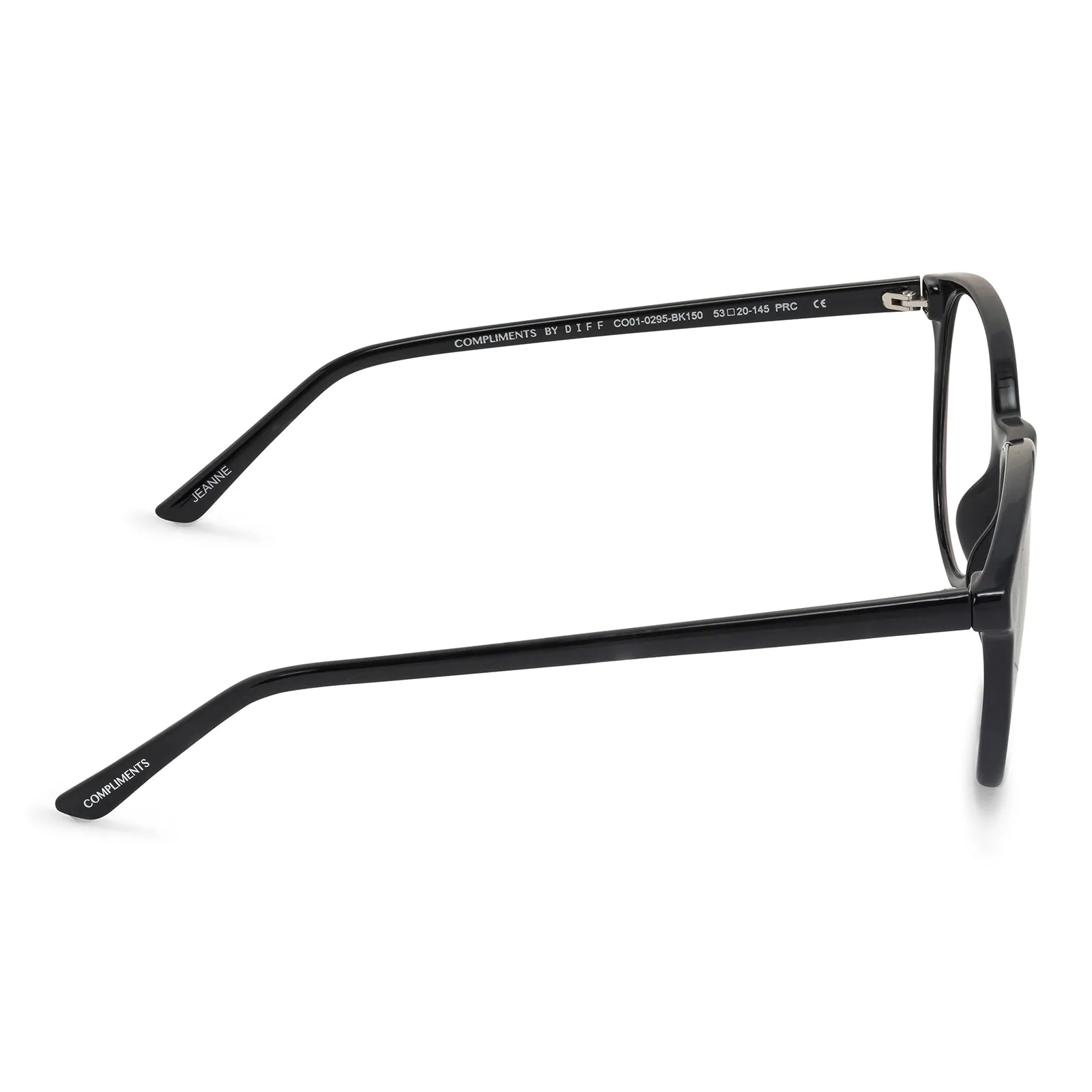 JEANNE - BLACK + BLUE LIGHT READERS sold by Diff Eyewear product image thumbnail 3