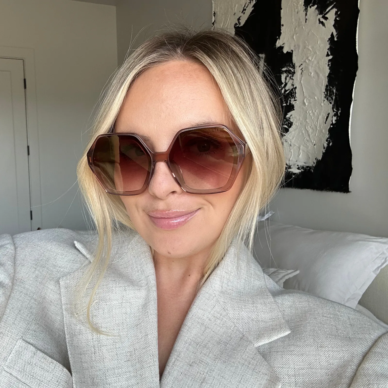 GIGI - CAFE OLE + BROWN GRADIENT GOLD FLASH SUNGLASSES sold by Diff Eyewear product image thumbnail 5
