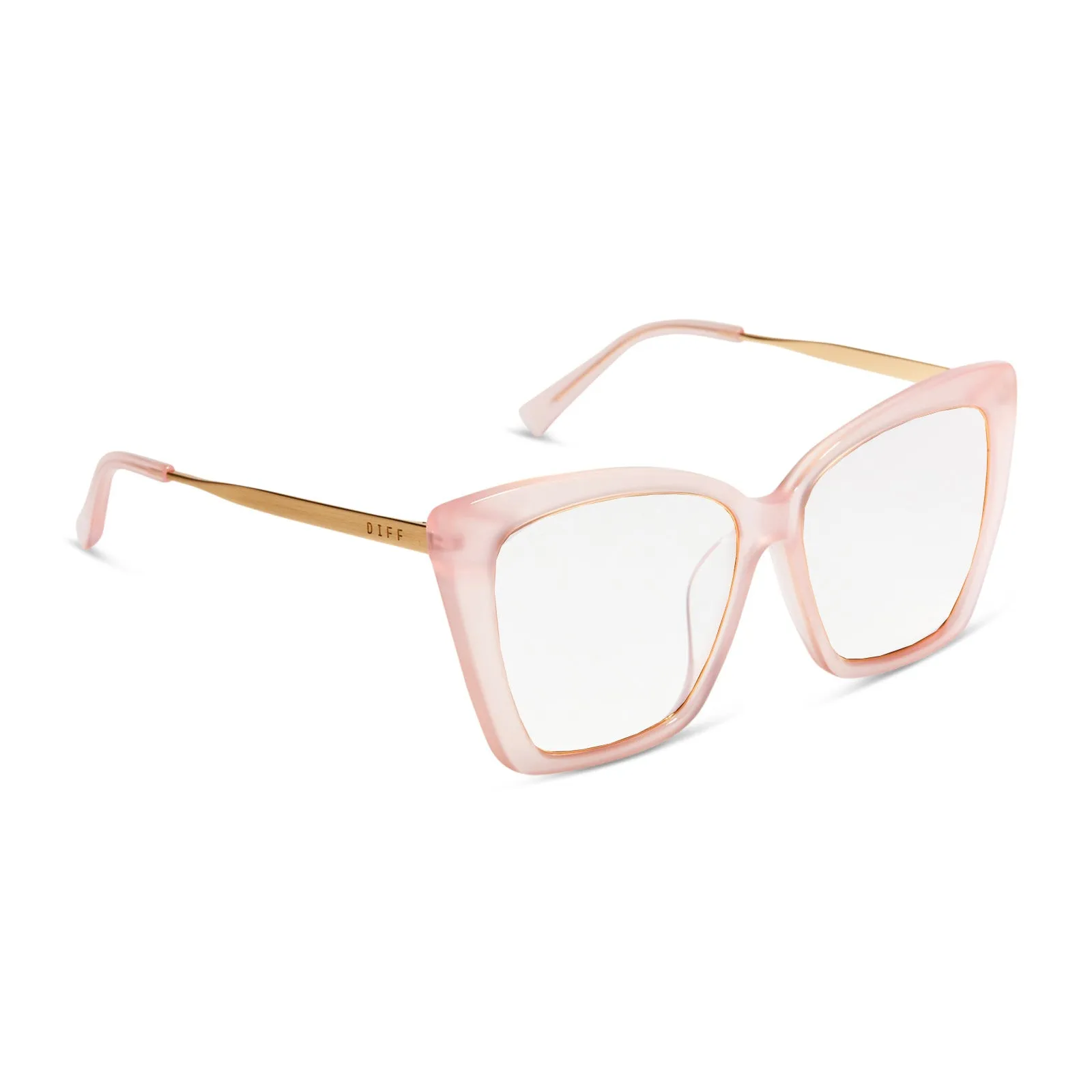BECKY IV - ROSE TEA PINK + PRESCRIPTION GLASSES sold by Diff Eyewear product image thumbnail 2