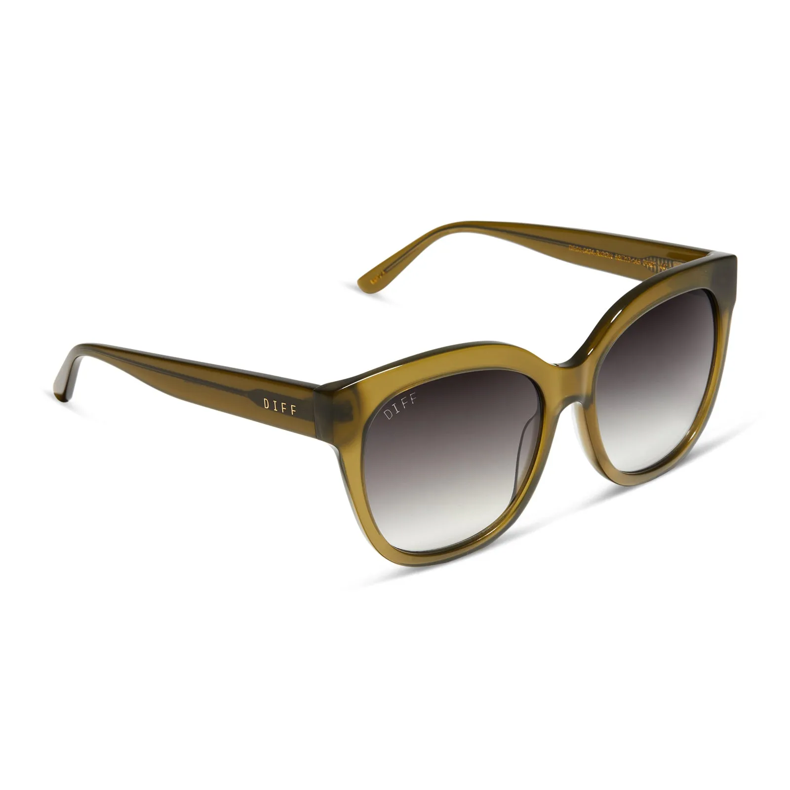 MAYA - RICH OLIVE + GREY GRADIENT SUNGLASSES sold by Diff Eyewear product image thumbnail 2