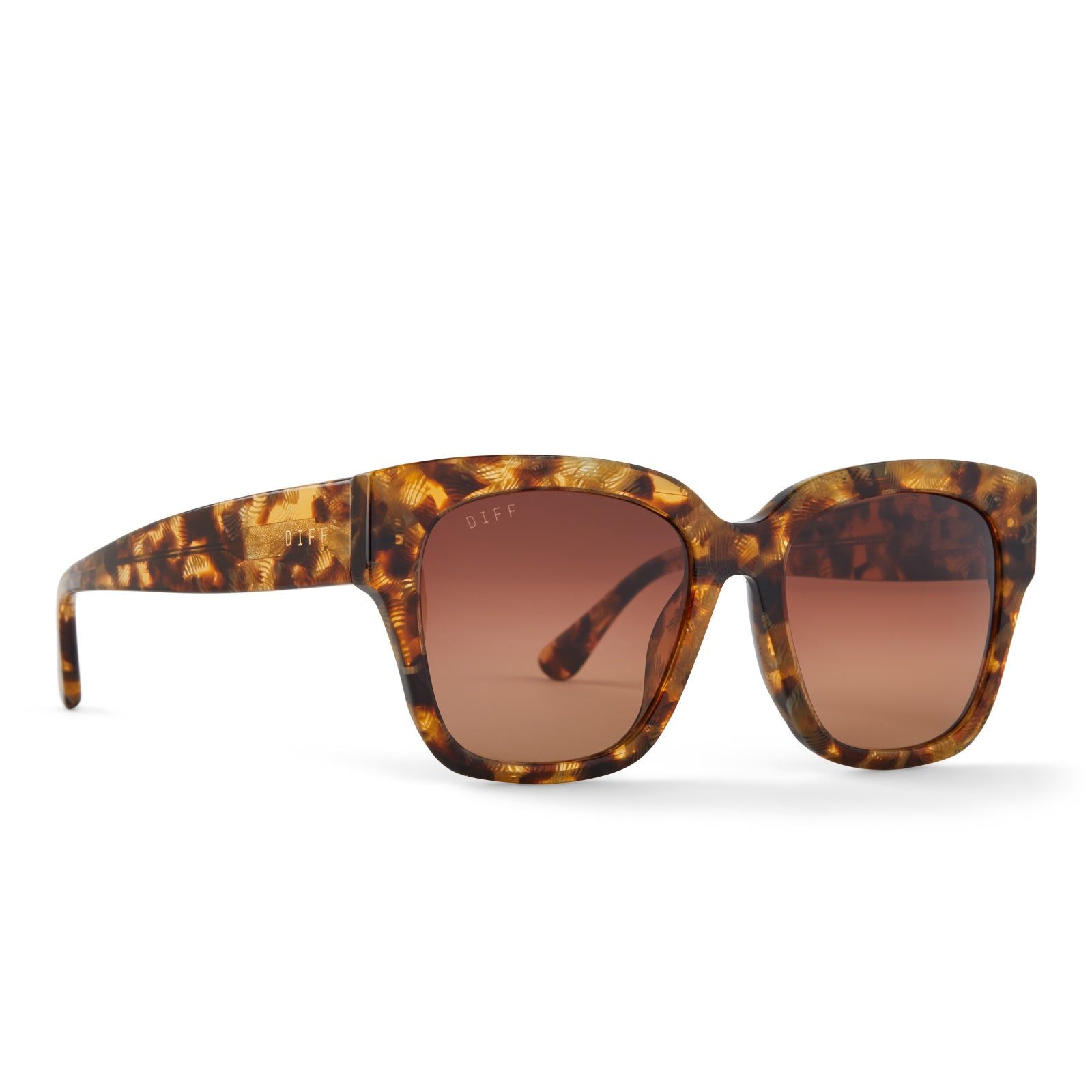 BELLA II - TOASTED COCONUT + BROWN GRADIENT SUNGLASSES sold by Diff Eyewear product image thumbnail 4