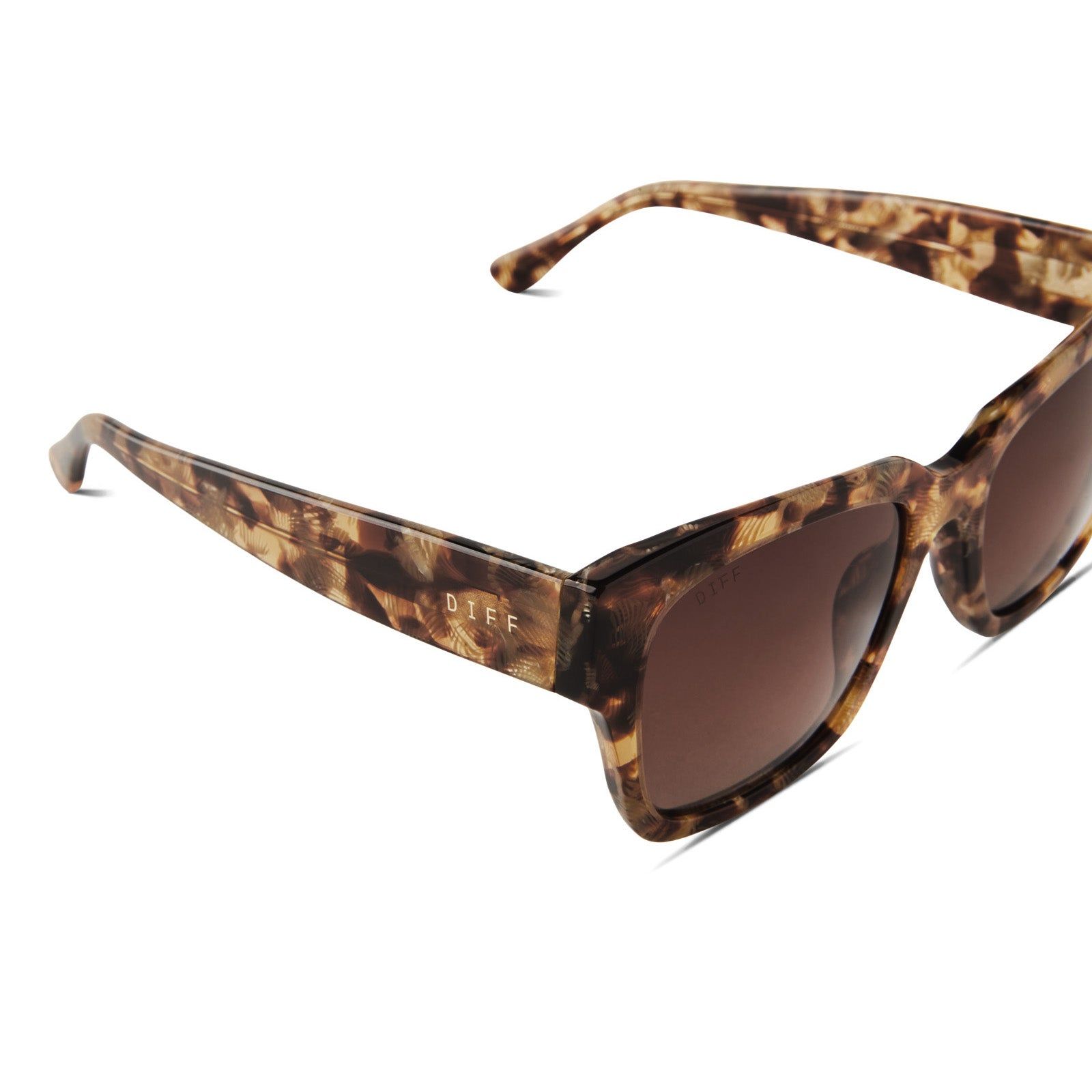 BELLA II - TOASTED COCONUT + BROWN GRADIENT SUNGLASSES sold by Diff Eyewear product image thumbnail 3