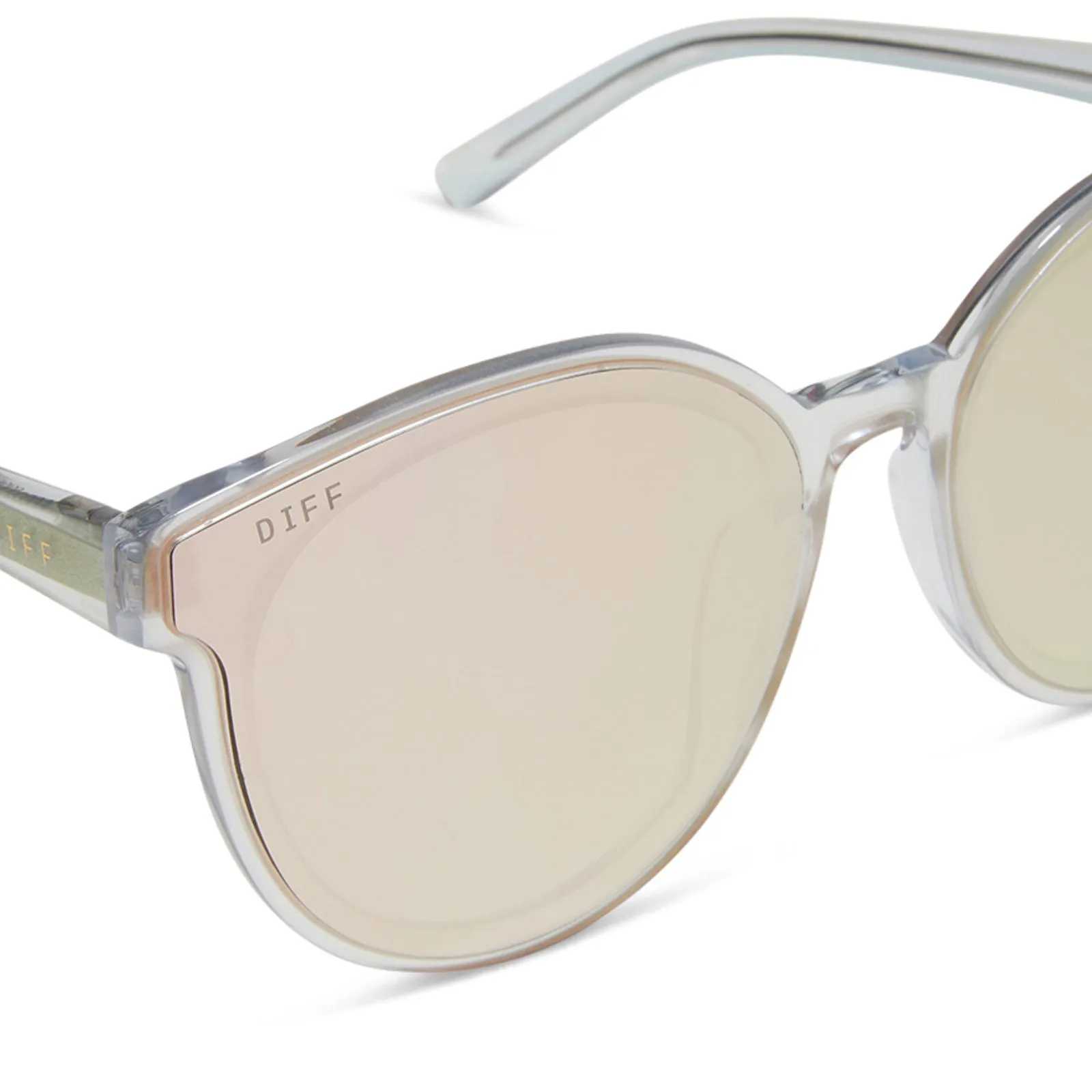 GEMMA - OPALESCENT PINK + CHERRY BLOSSOM MIRROR SUNGLASSES sold by Diff Eyewear product image thumbnail 4