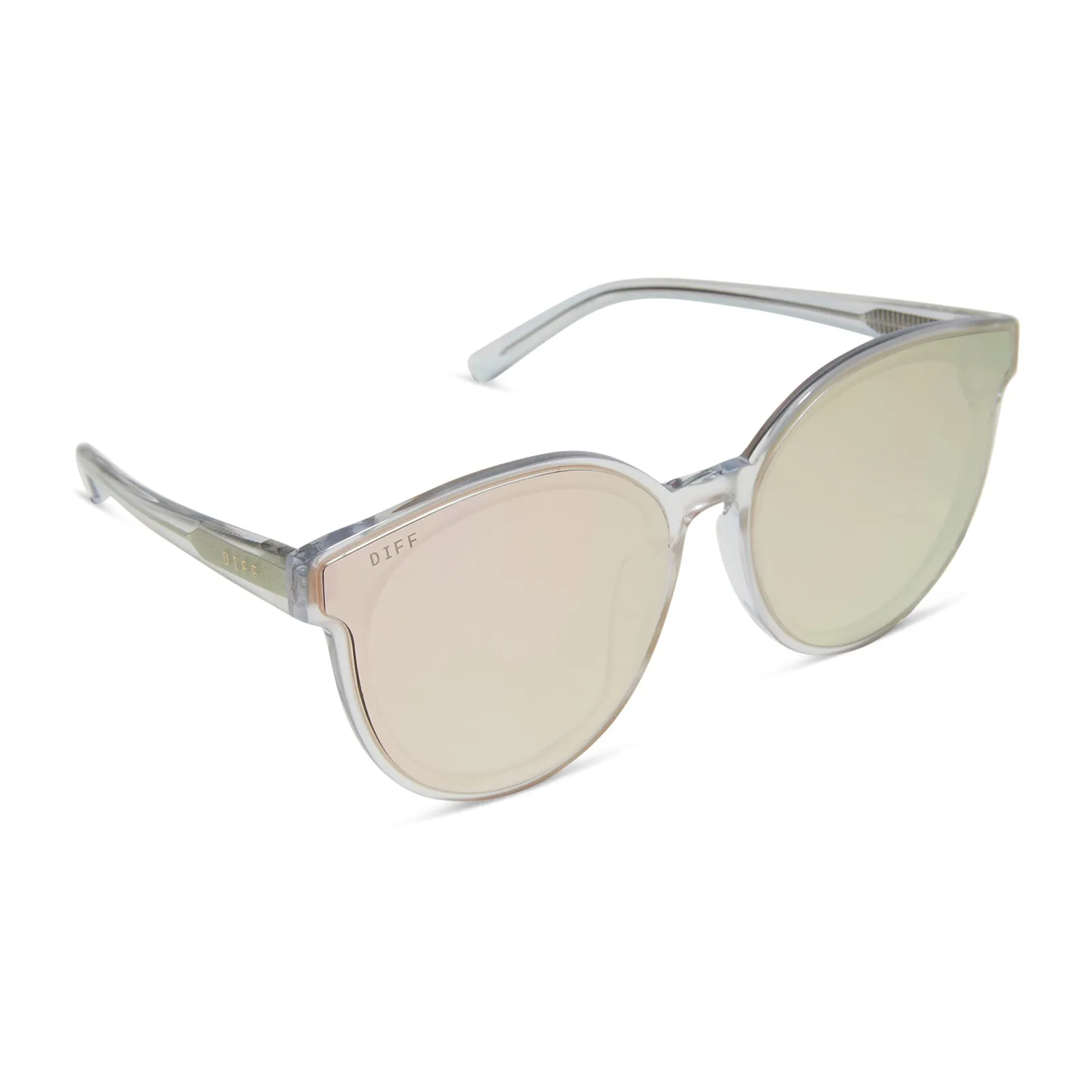 GEMMA - OPALESCENT PINK + CHERRY BLOSSOM MIRROR SUNGLASSES sold by Diff Eyewear product image thumbnail 2