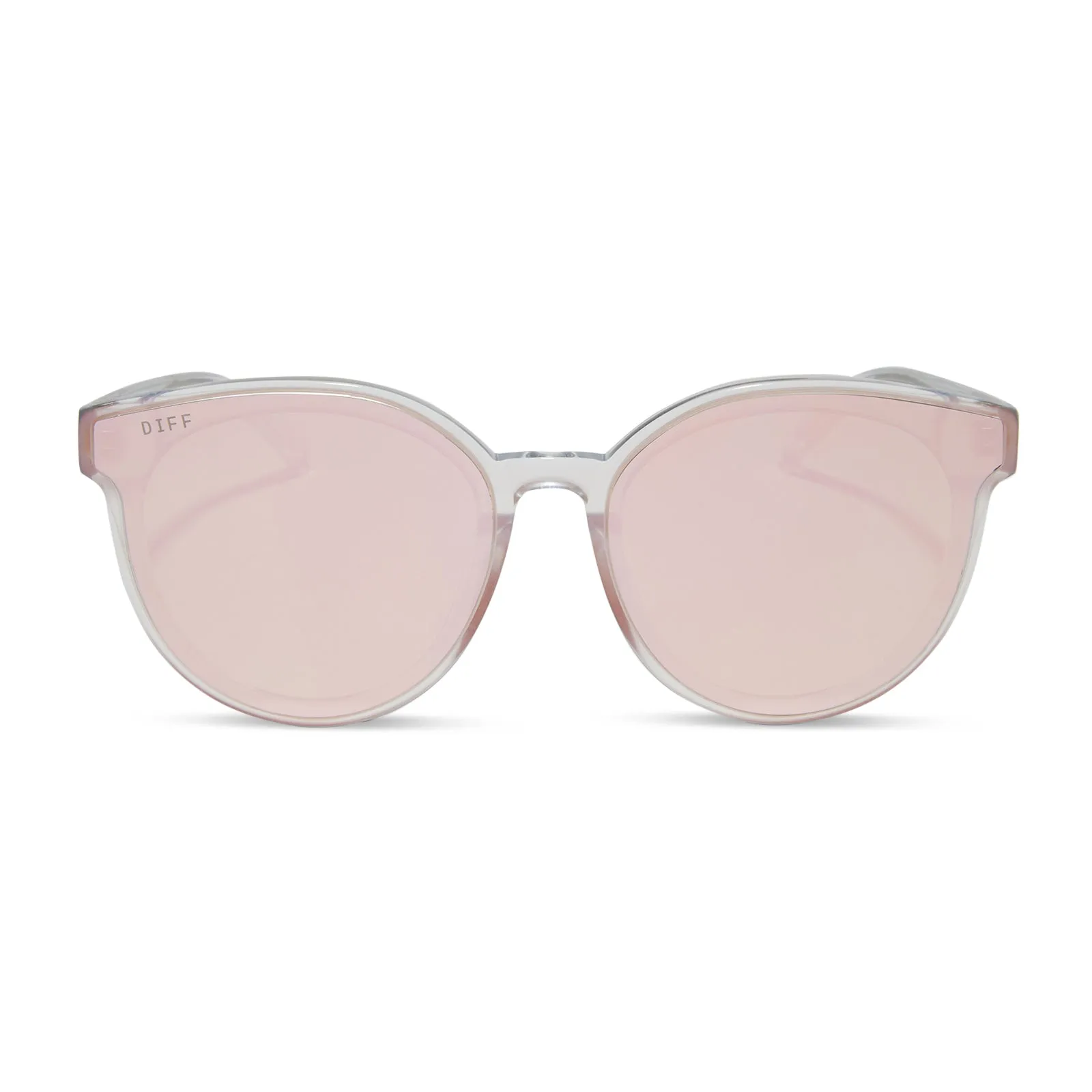 GEMMA - OPALESCENT PINK + CHERRY BLOSSOM MIRROR SUNGLASSES sold by Diff Eyewear