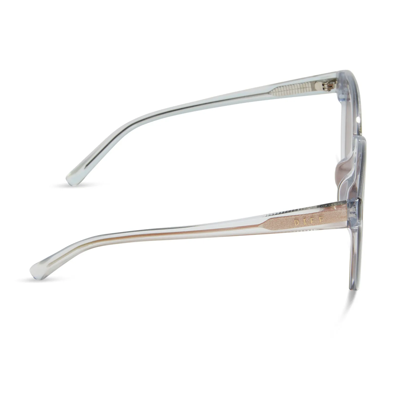 GEMMA - OPALESCENT PINK + CHERRY BLOSSOM MIRROR SUNGLASSES sold by Diff Eyewear product image thumbnail 3