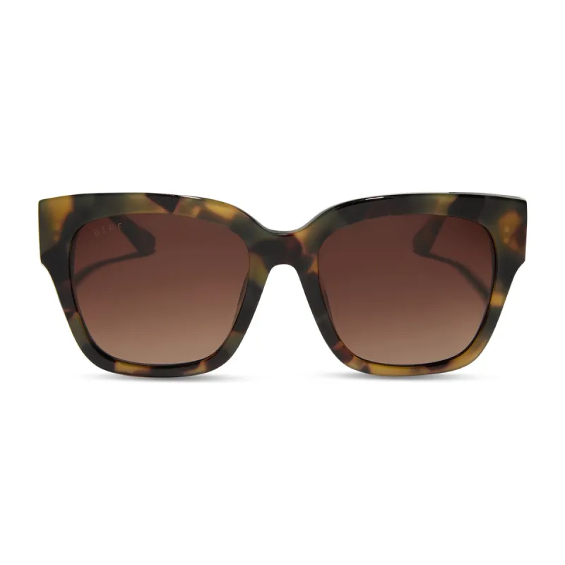 BELLA II - BROWN KOMBU + BROWN GRADIENT + POLARIZED SUNGLASSES sold by Diff Eyewear