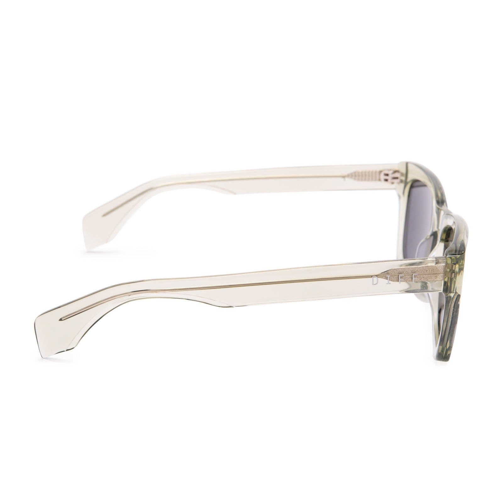 DEAN - OLIVE CRYSTAL + GREY MIRROR SUNGLASSES sold by Diff Eyewear product image thumbnail 4