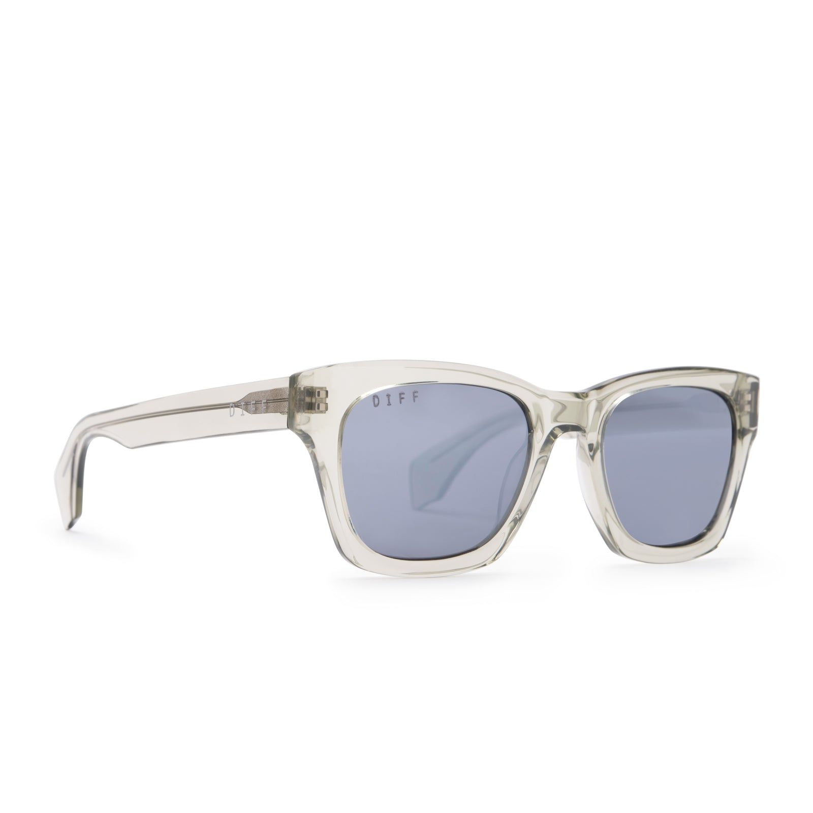 DEAN - OLIVE CRYSTAL + GREY MIRROR SUNGLASSES sold by Diff Eyewear product image thumbnail 2