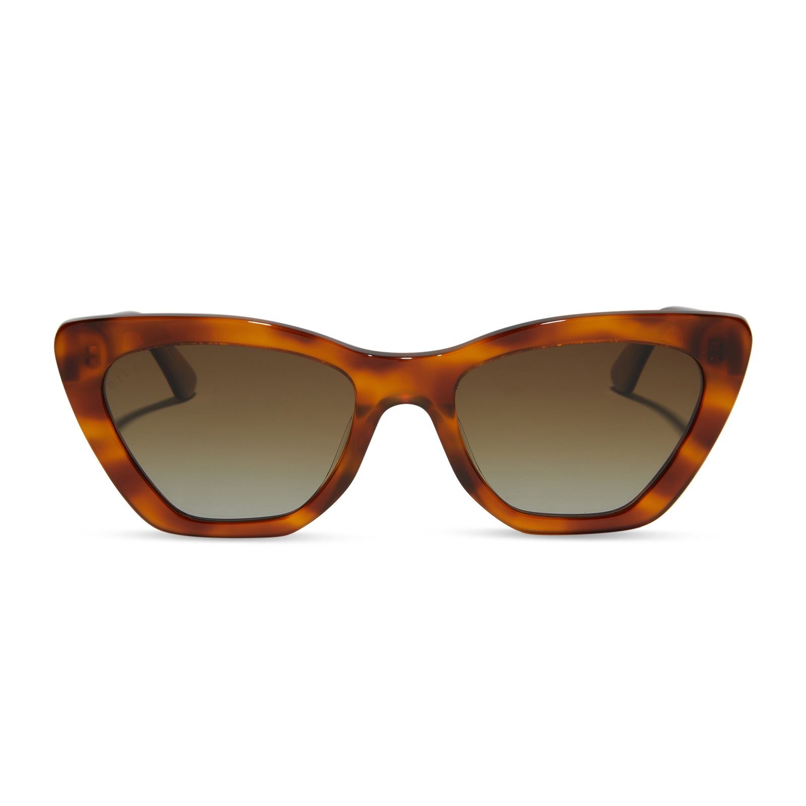 CAMILA - ANDES TORTOISE + BROWN GRADIENT POLARIZED SUNGLASSES sold by Diff Eyewear