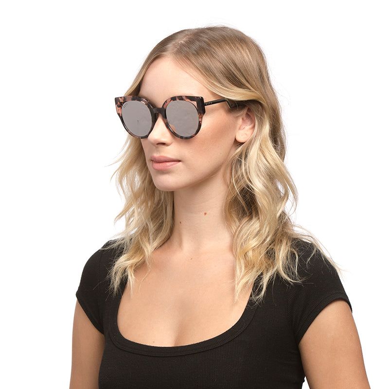 PENNY - HIMALAYAN TORTOISE + TAUPE FLASH SUNGLASSES sold by Diff Eyewear product image thumbnail 7