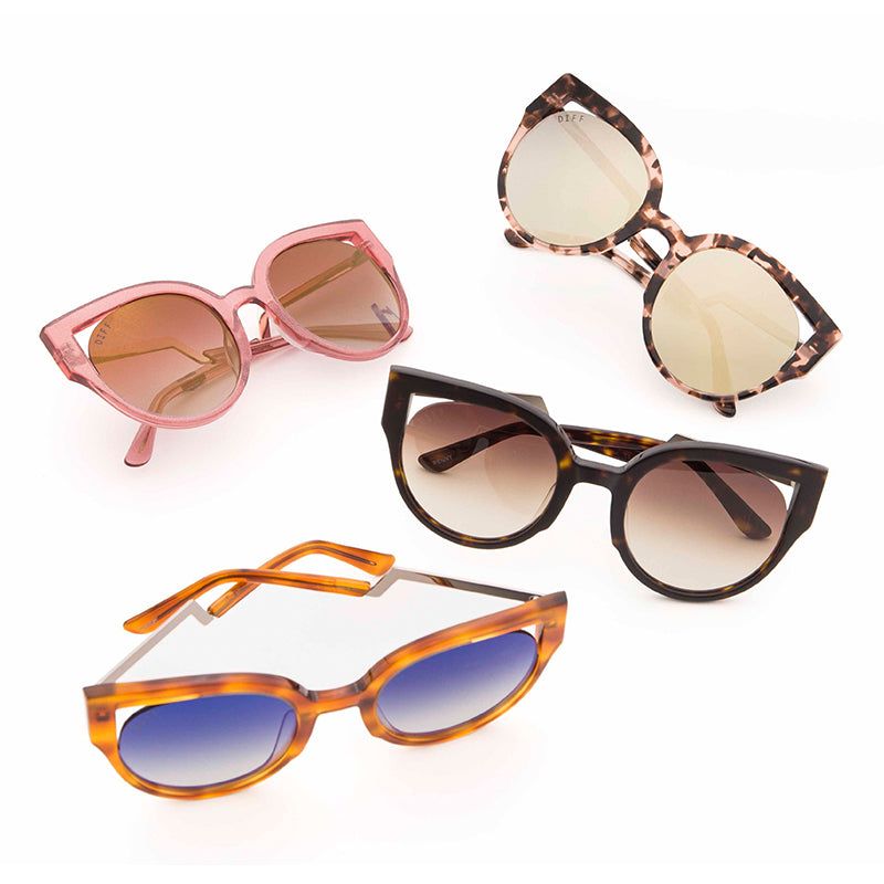 PENNY - HIMALAYAN TORTOISE + TAUPE FLASH SUNGLASSES sold by Diff Eyewear product image thumbnail 5