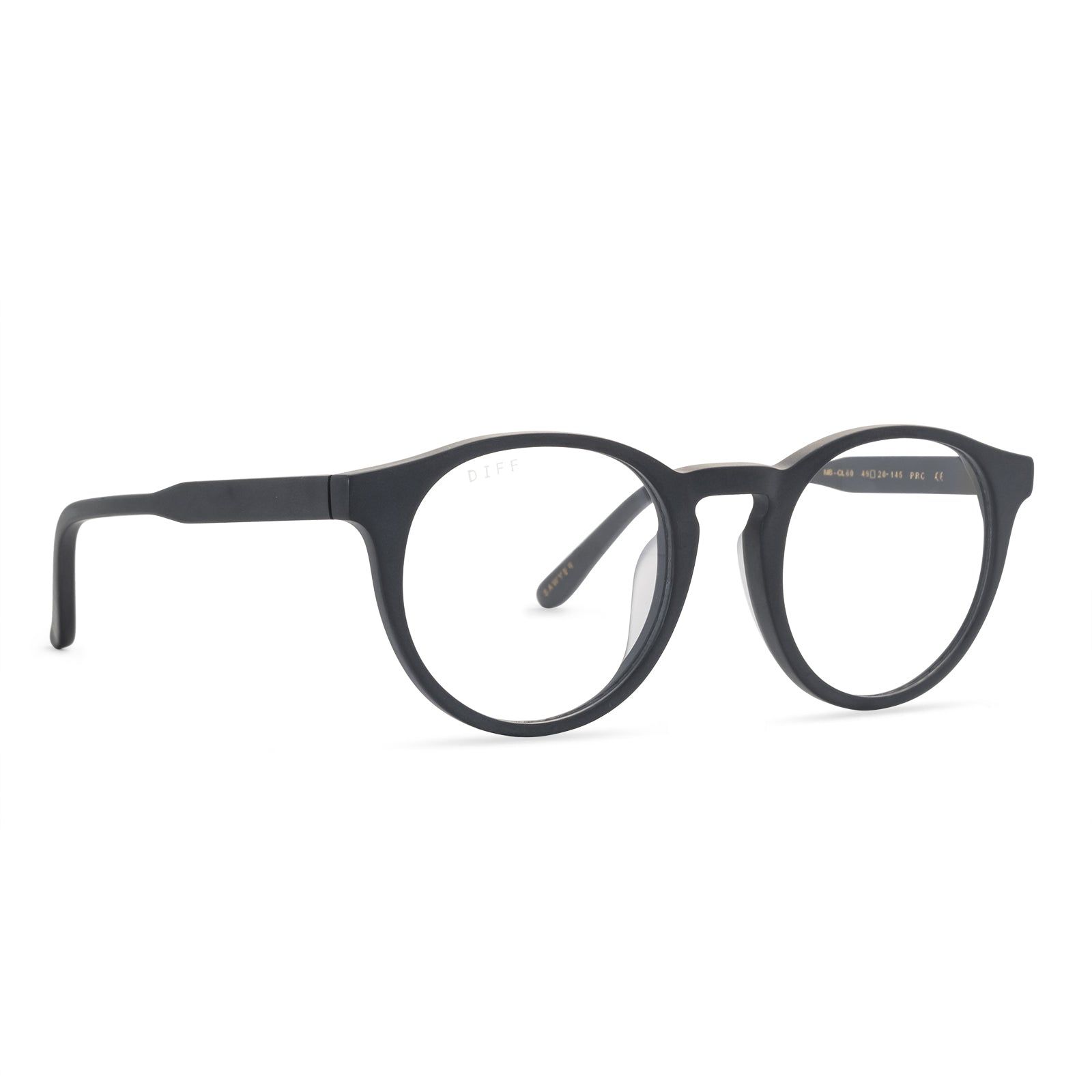 SAWYER - MATTE BLACK + BLUE LIGHT TECHNOLOGY GLASSES sold by Diff Eyewear product image thumbnail 2