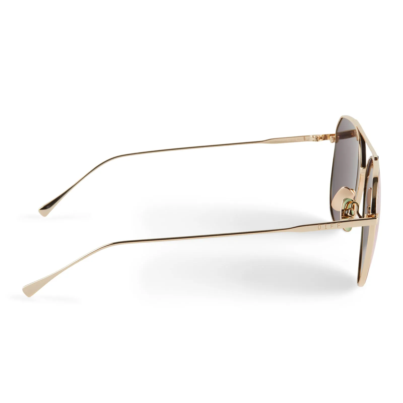 DASH XS - GOLD + PEACH MIRROR SUNGLASSES sold by Diff Eyewear product image thumbnail 3