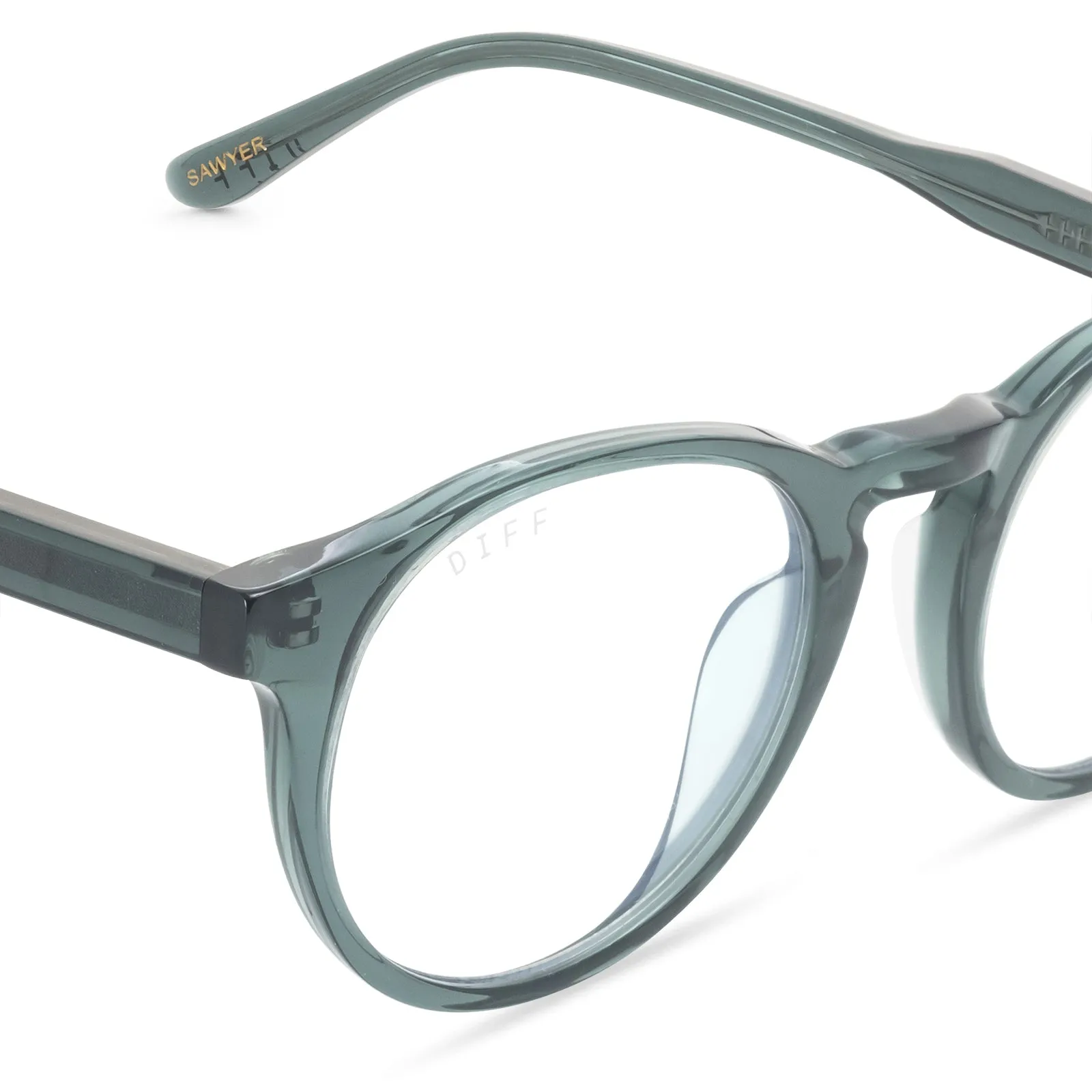 SAWYER - EVERGREEN + PRESCRIPTION GLASSES sold by Diff Eyewear product image thumbnail 3
