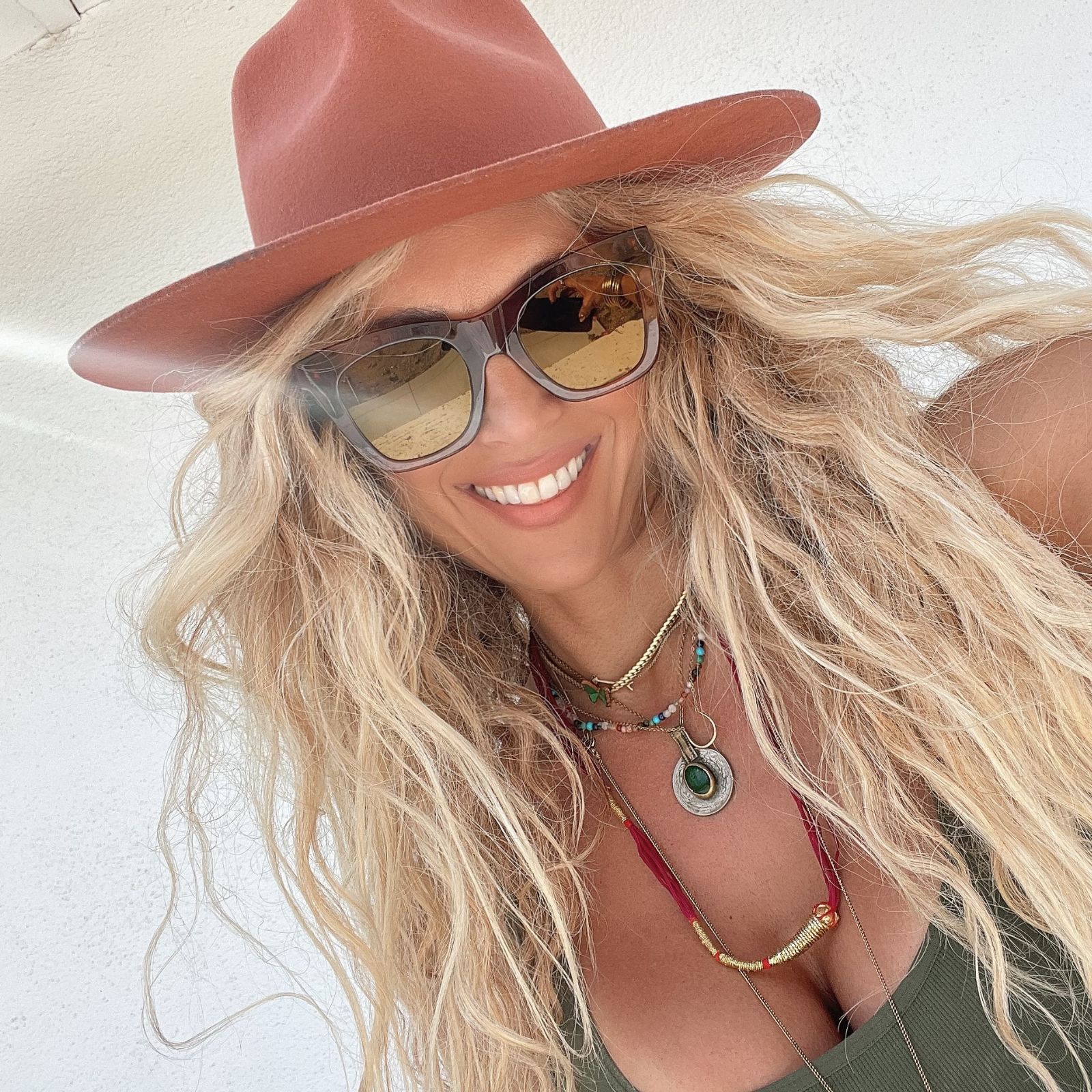 KAIA - HENNA TORTOISE + BROWN GRADIENT GOLD FLASH + POLARIZED SUNGLASSES sold by Diff Eyewear product image thumbnail 5