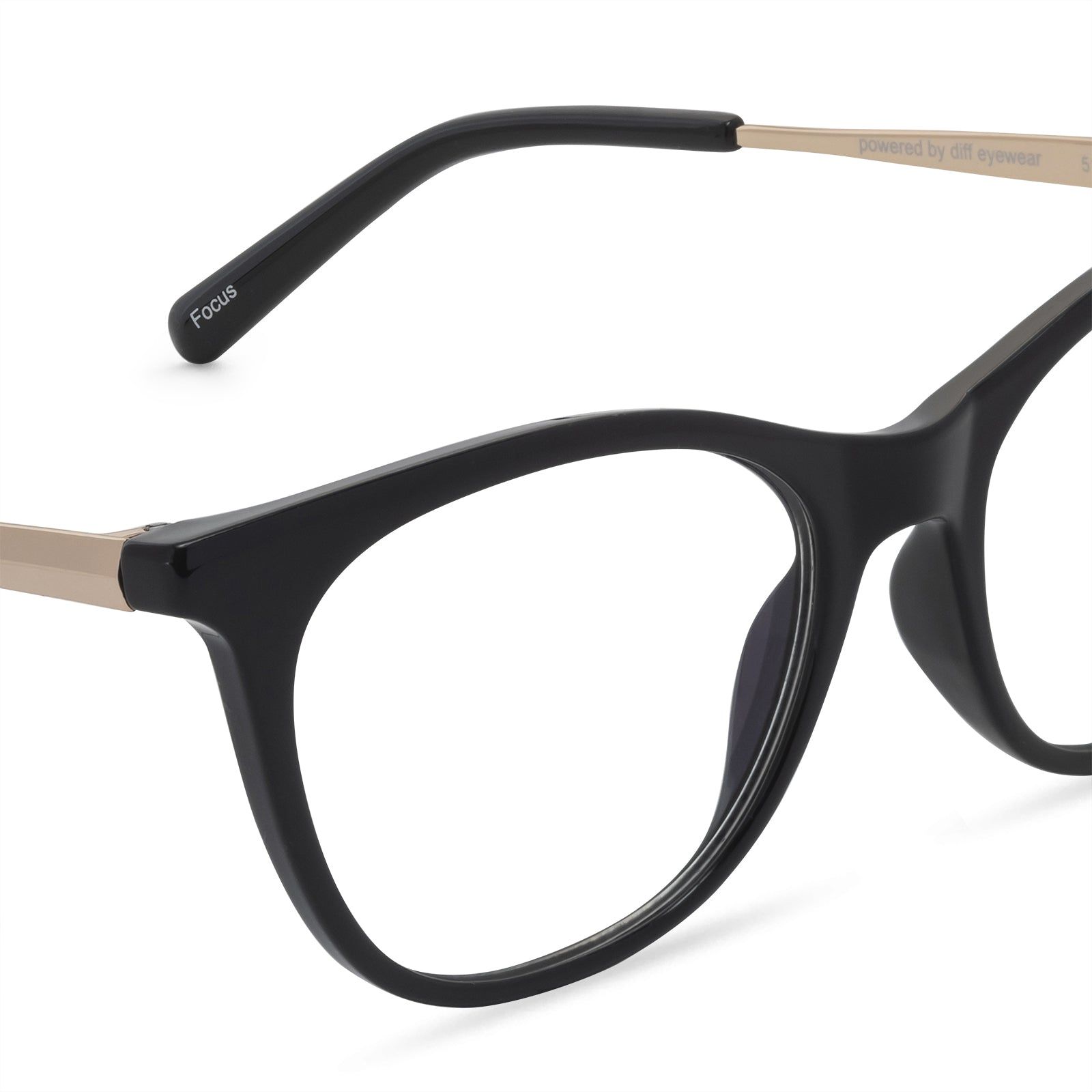 WOMEN'S HEALTH FOCUS - BLACK + CLEAR sold by Diff Eyewear product image thumbnail 3