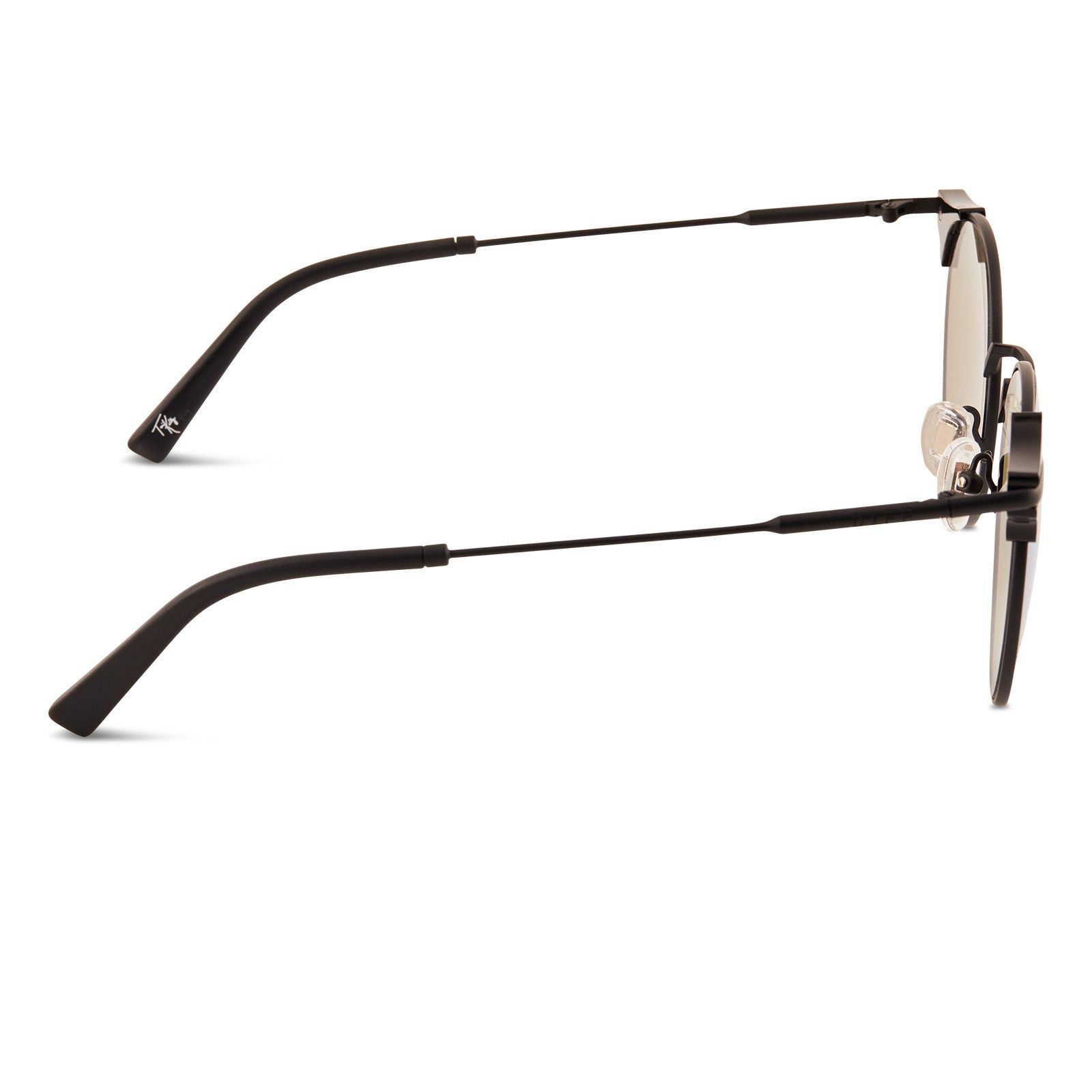 TORI KELLY - SHINE ON + MATTE BLACK + BLUE MIRROR SUNGLASSES sold by Diff Eyewear product image thumbnail 3