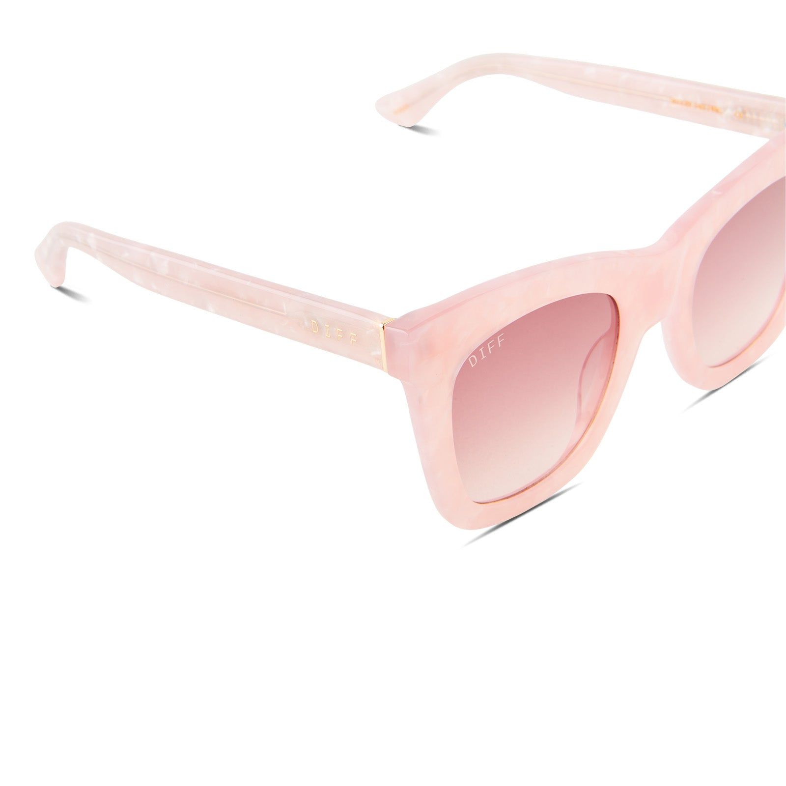 KAIA - GEO PINK + WINE GRADIENT SUNGLASSES sold by Diff Eyewear product image thumbnail 4