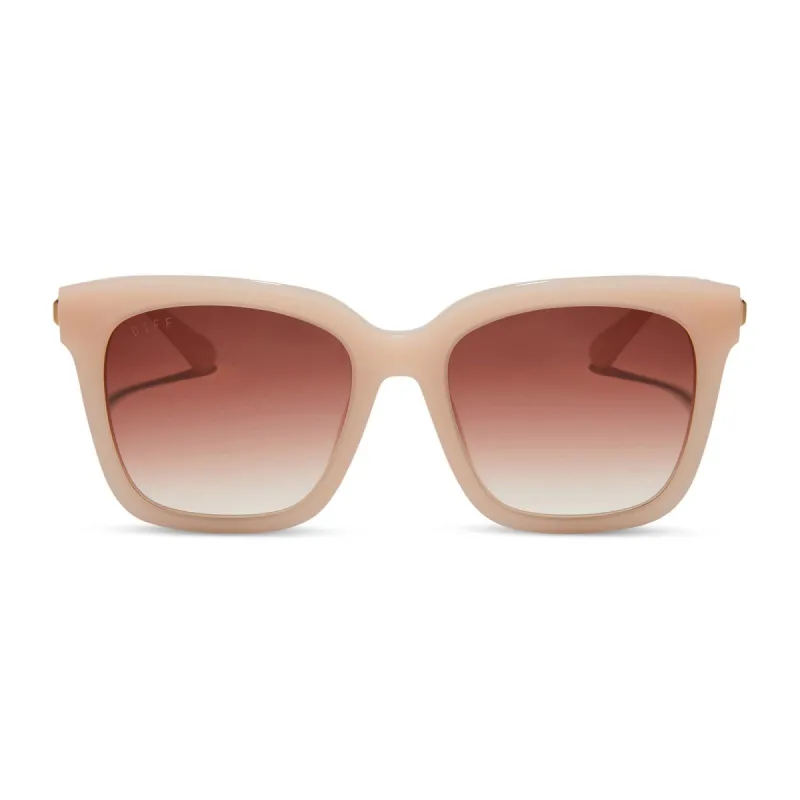 BELLA - FADED CITRUS + DUSK GRADIENT SUNGLASSES sold by Diff Eyewear
