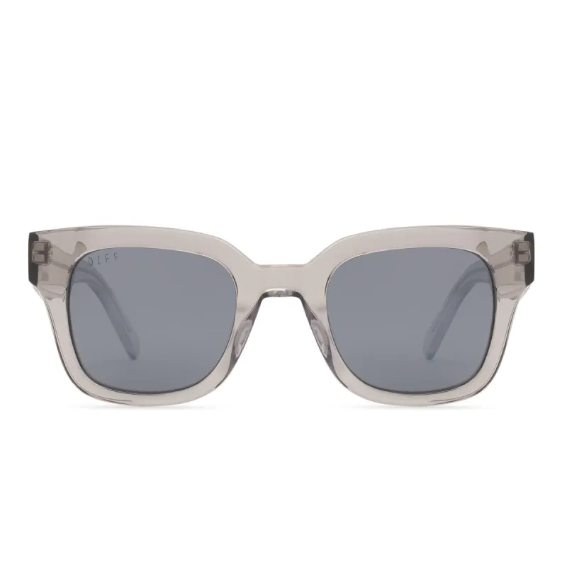 JEAN - TEMPETE GREY CRYSTAL + GREY MIRROR SUNGLASSES sold by Diff Eyewear