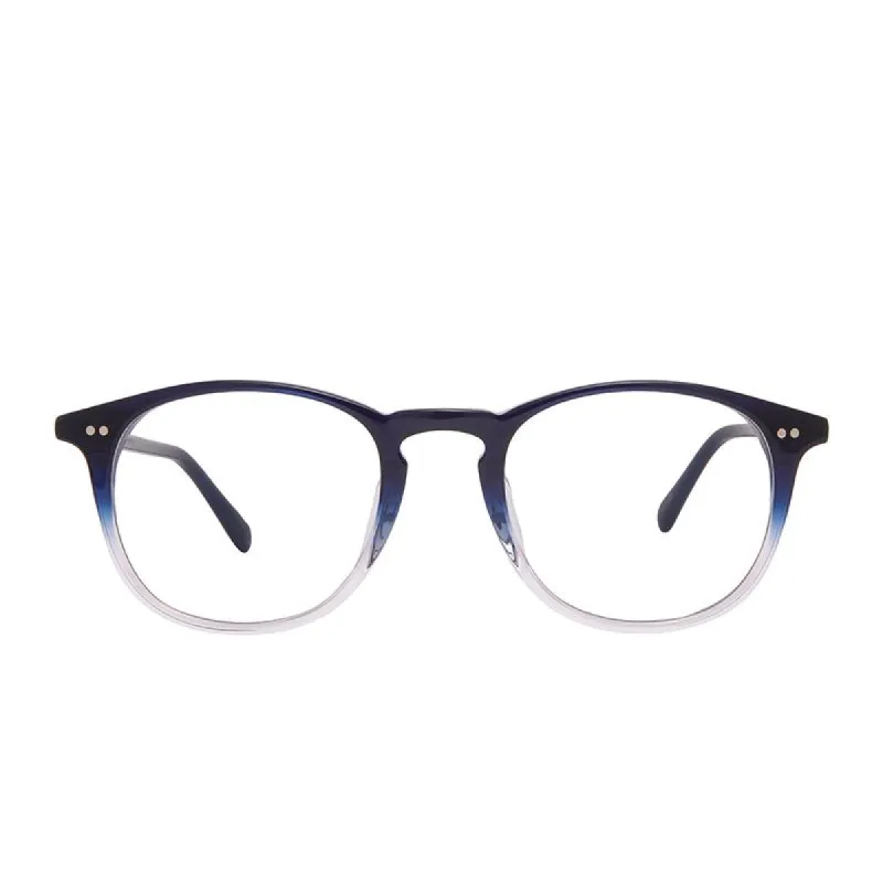 JAXSON - NAVY OMBRE + CLEAR GLASSES sold by Diff Eyewear