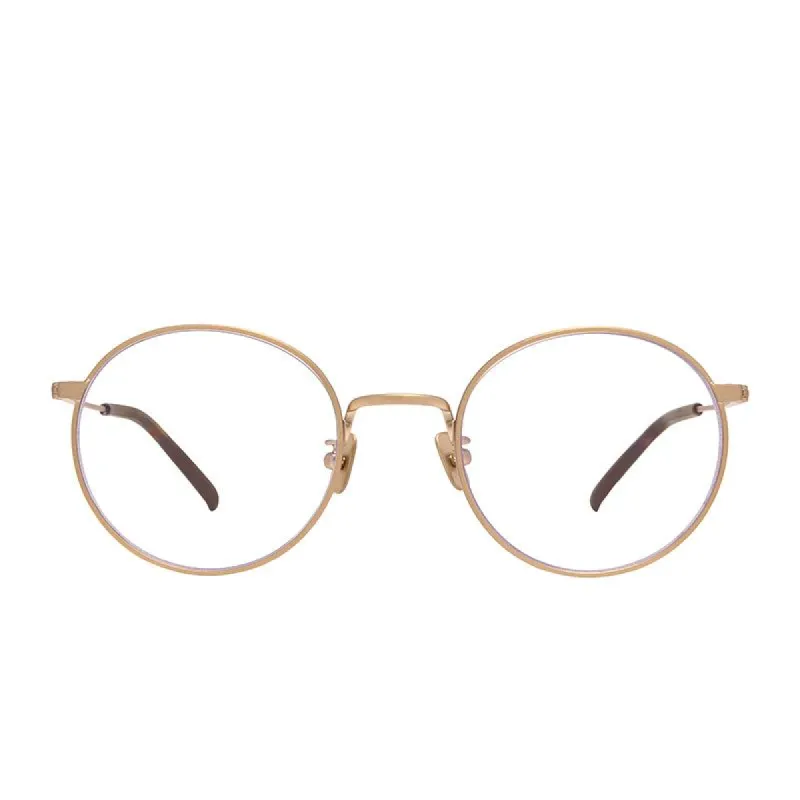 DAISY - ANTIQUE GOLD + CLEAR GLASSES sold by Diff Eyewear