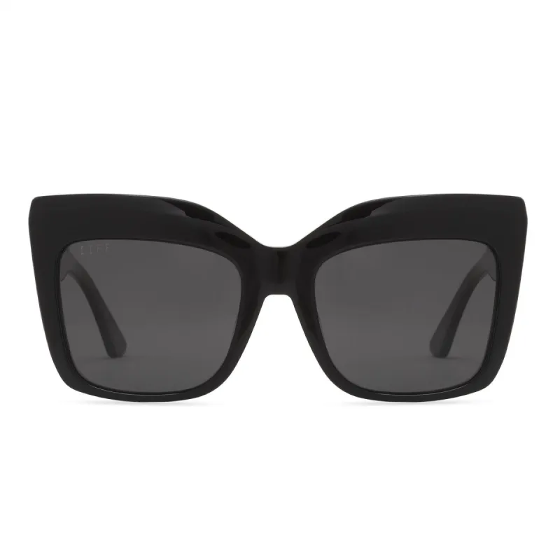 VANIA - BLACK + GREY SUNGLASSES sold by Diff Eyewear