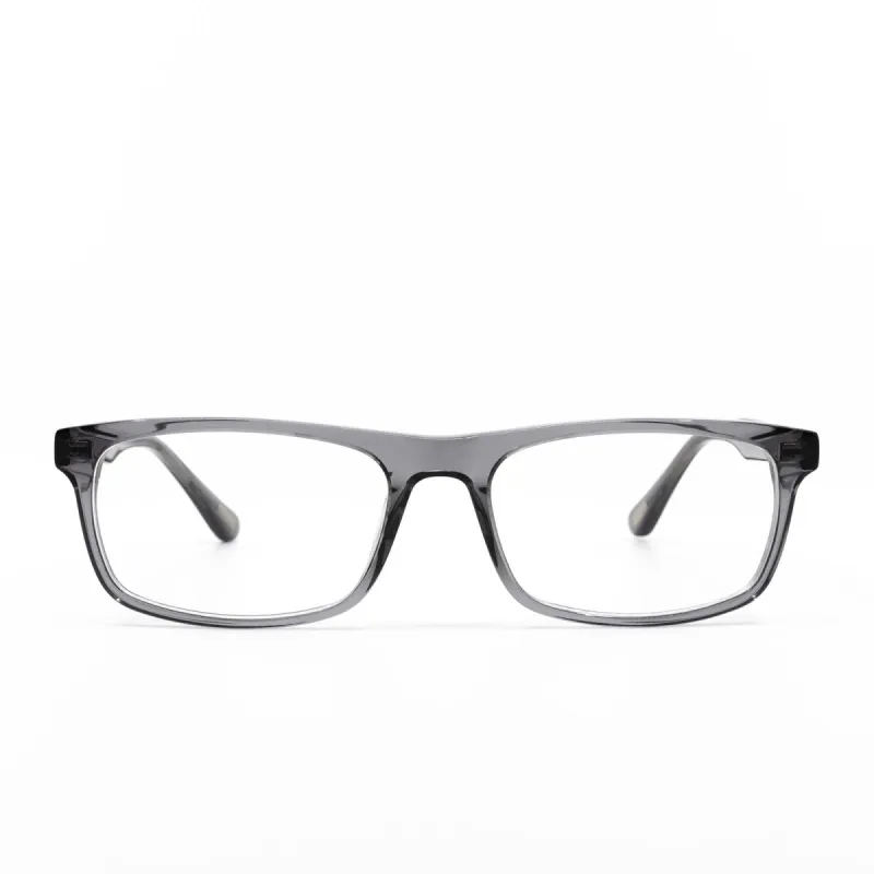 REESE - SMOKE + CLEAR GLASSES sold by Diff Eyewear