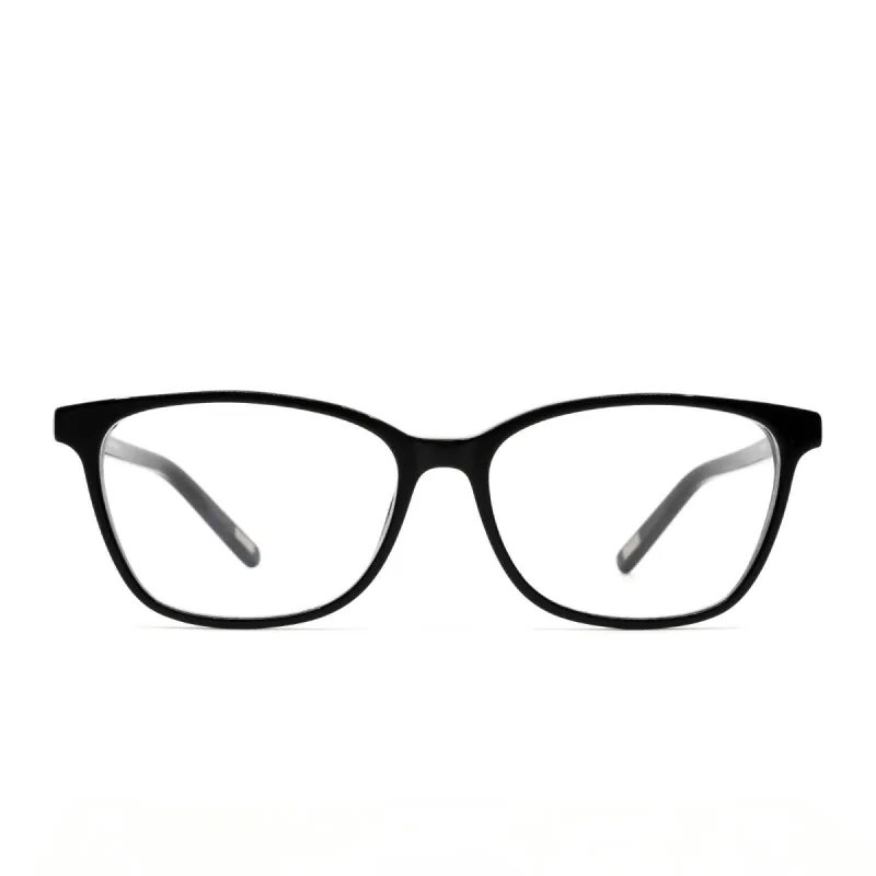 RENEE - BLACK + CLEAR GLASSES sold by Diff Eyewear