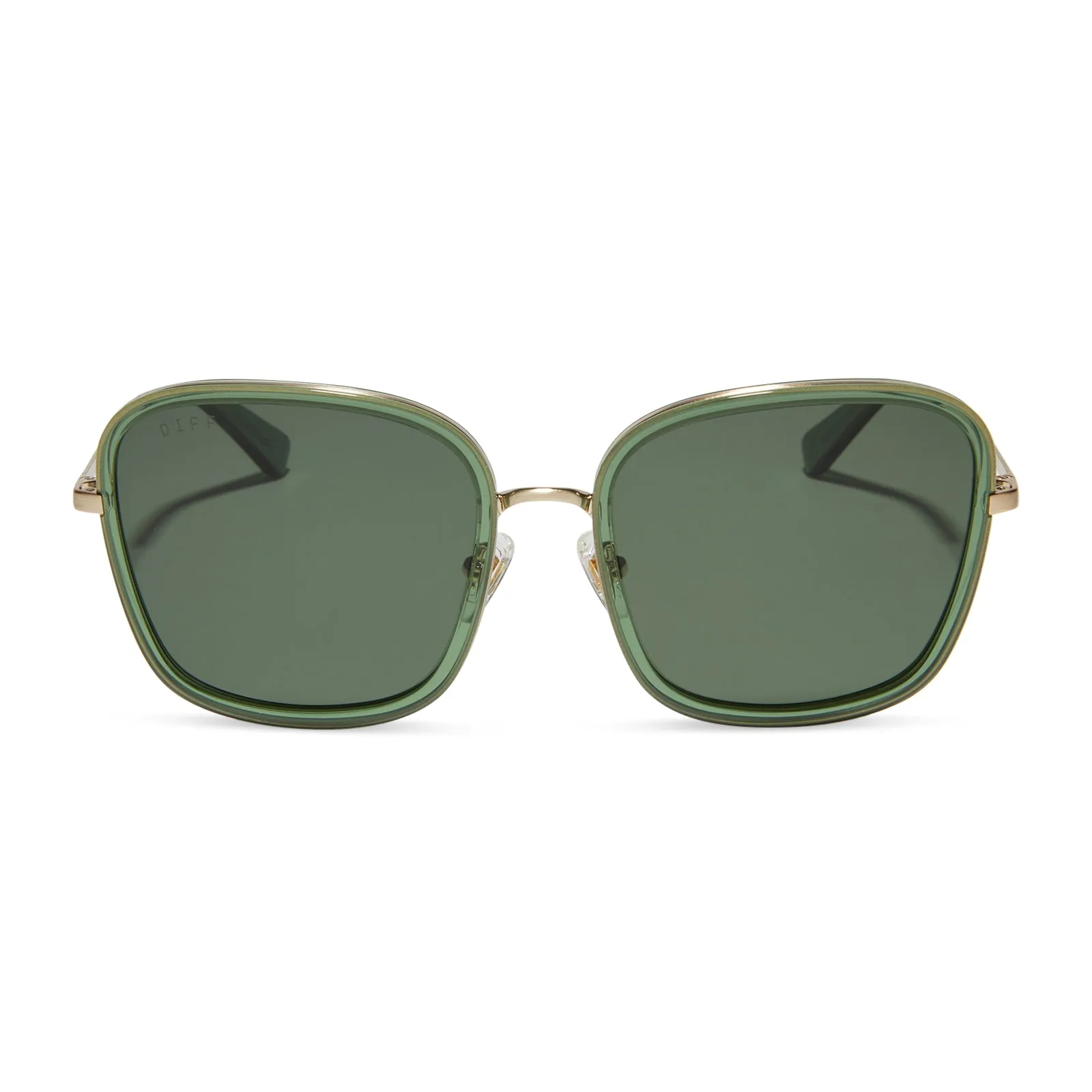 GENEVIVE - SAGE CRYSTAL + G15 + POLARIZED SUNGLASSES sold by Diff Eyewear