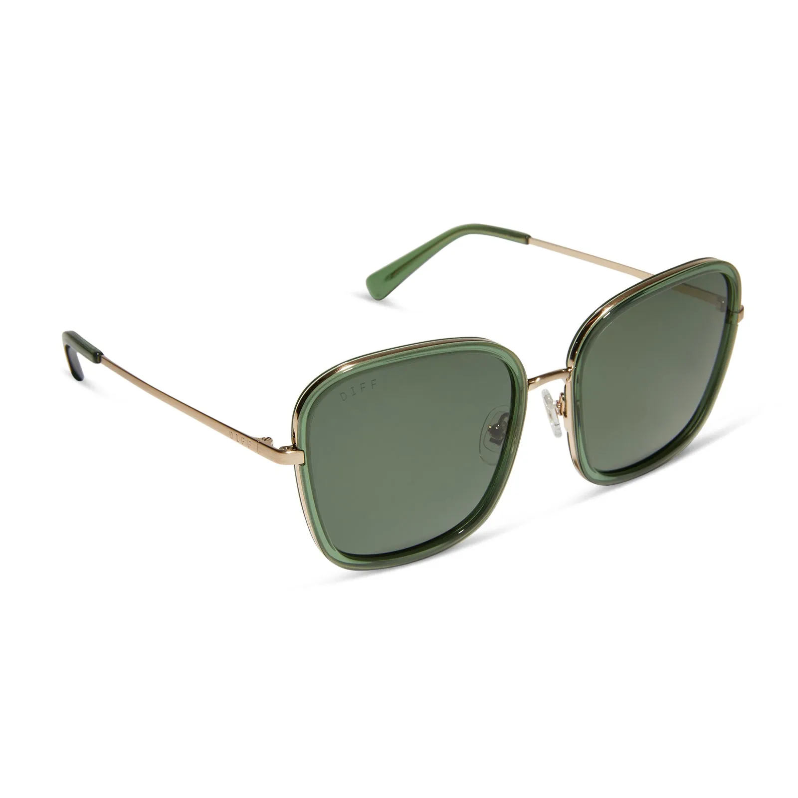 GENEVIVE - SAGE CRYSTAL + G15 + POLARIZED SUNGLASSES sold by Diff Eyewear product image thumbnail 2