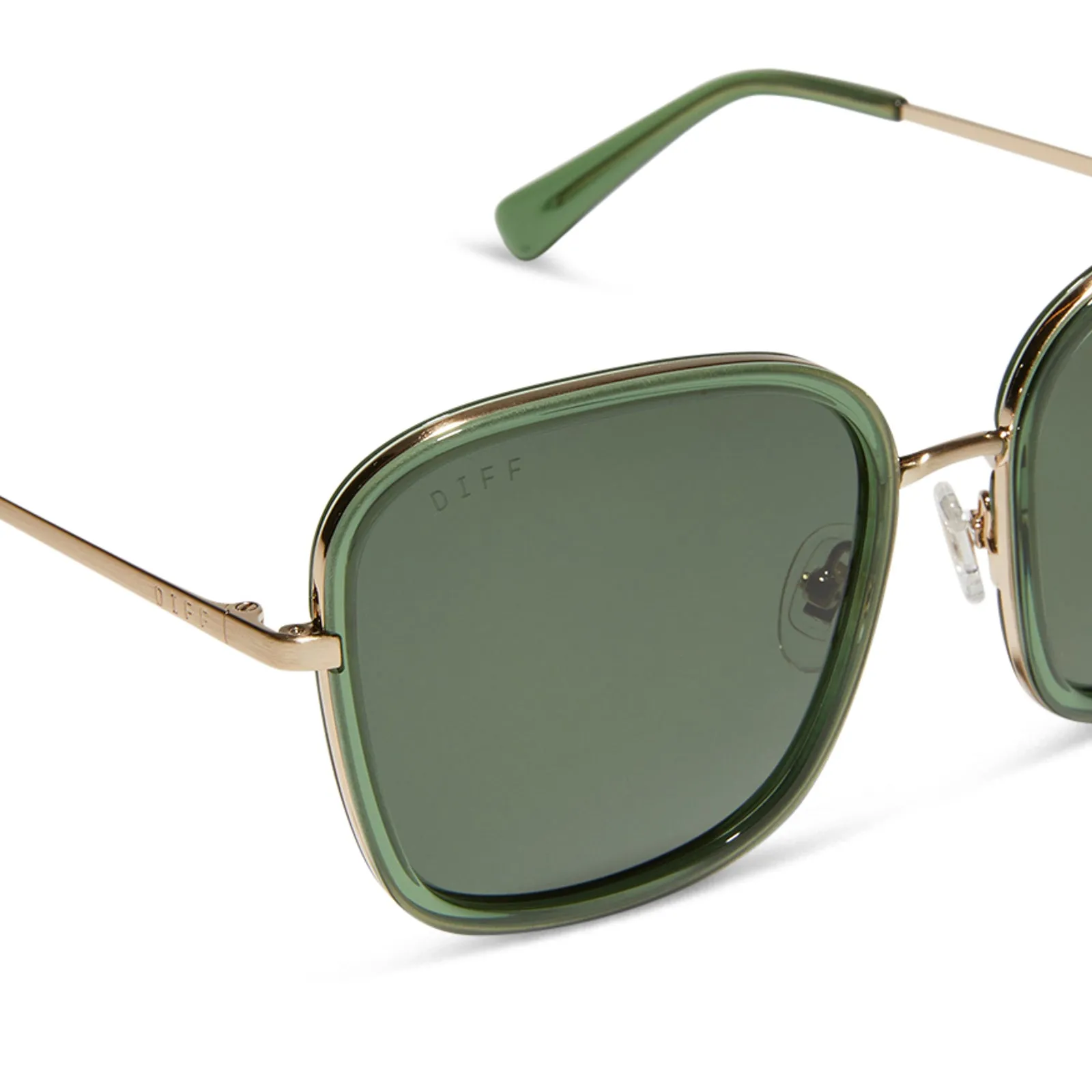 GENEVIVE - SAGE CRYSTAL + G15 + POLARIZED SUNGLASSES sold by Diff Eyewear product image thumbnail 4