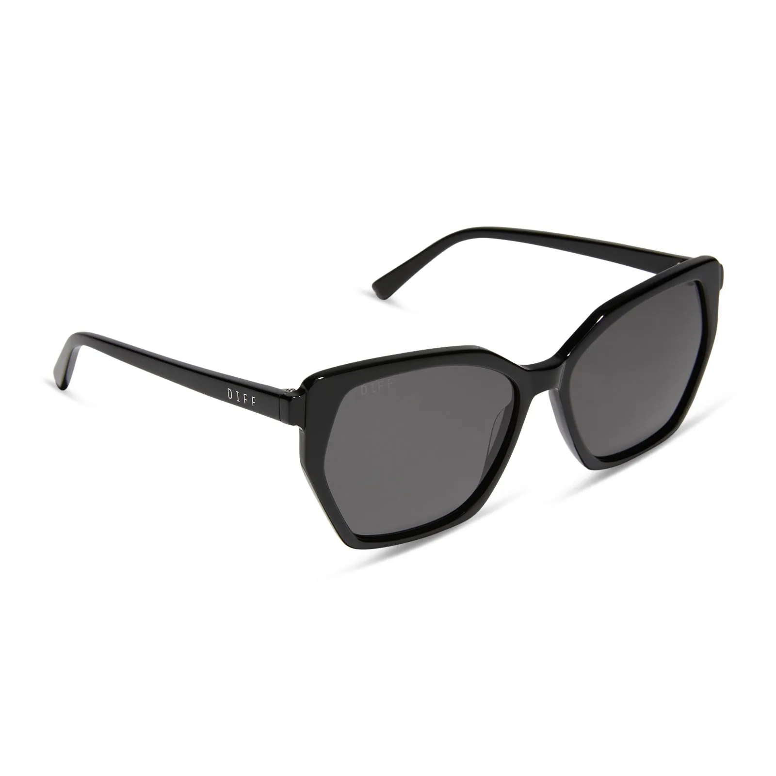 VERA - BLACK + GREY SUNGLASSES sold by Diff Eyewear product image thumbnail 2
