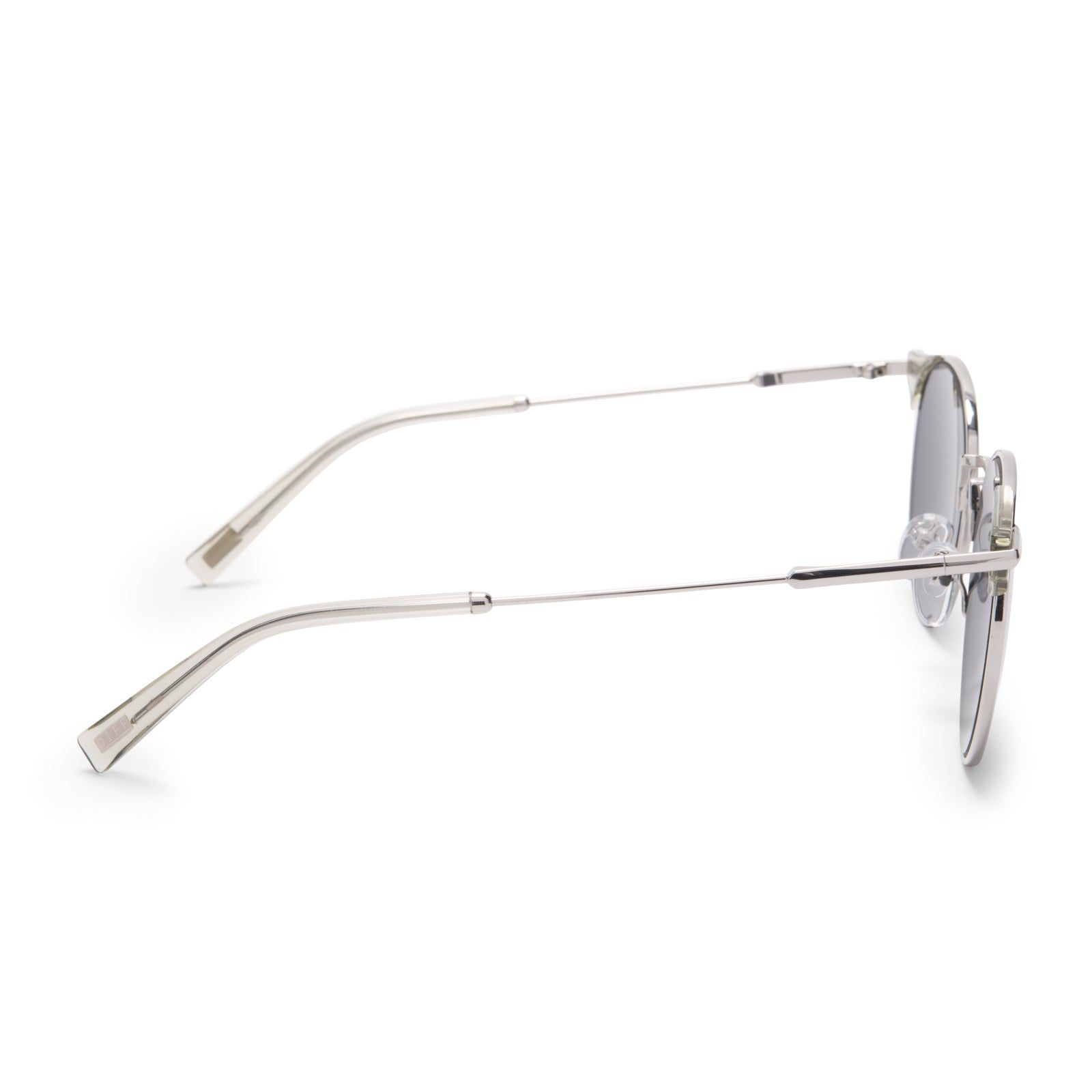 SUMMIT - SILVER SMOKE CRYSTAL + GREY MIRROR POLARIZED SUNGLASSES sold by Diff Eyewear product image thumbnail 4