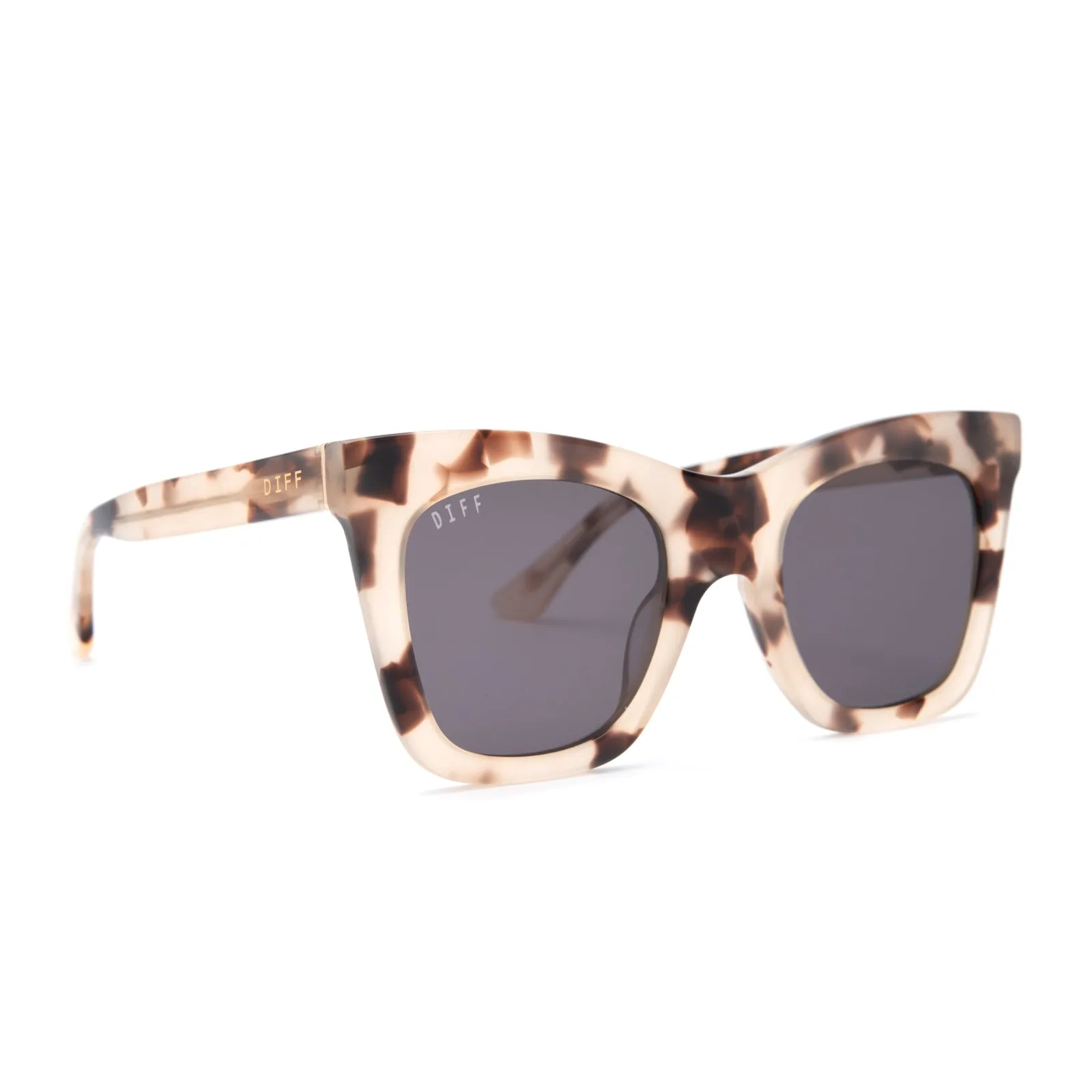 KAIA - CREAM TORTOISE + GREY SUNGLASSES sold by Diff Eyewear product image thumbnail 2